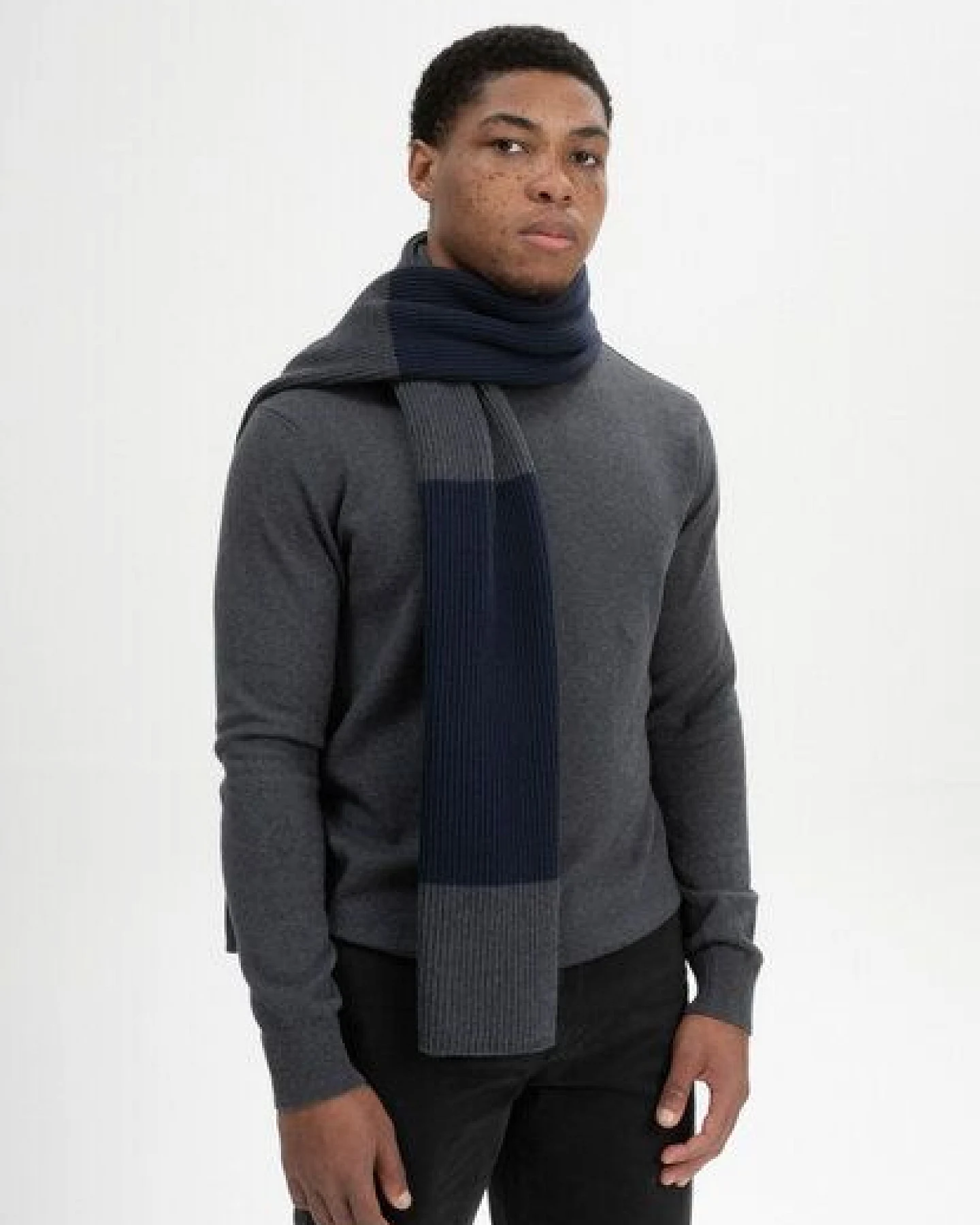 Rippstrick multicolor Schal KAZIM – Ansicht 3
