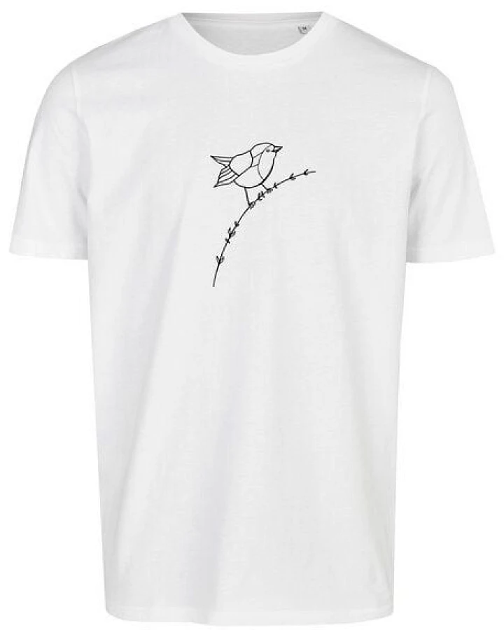 Brandless Basic Bio T-Shirt (men) Nr.3 Rotkehlchen 155g/m² GOTS