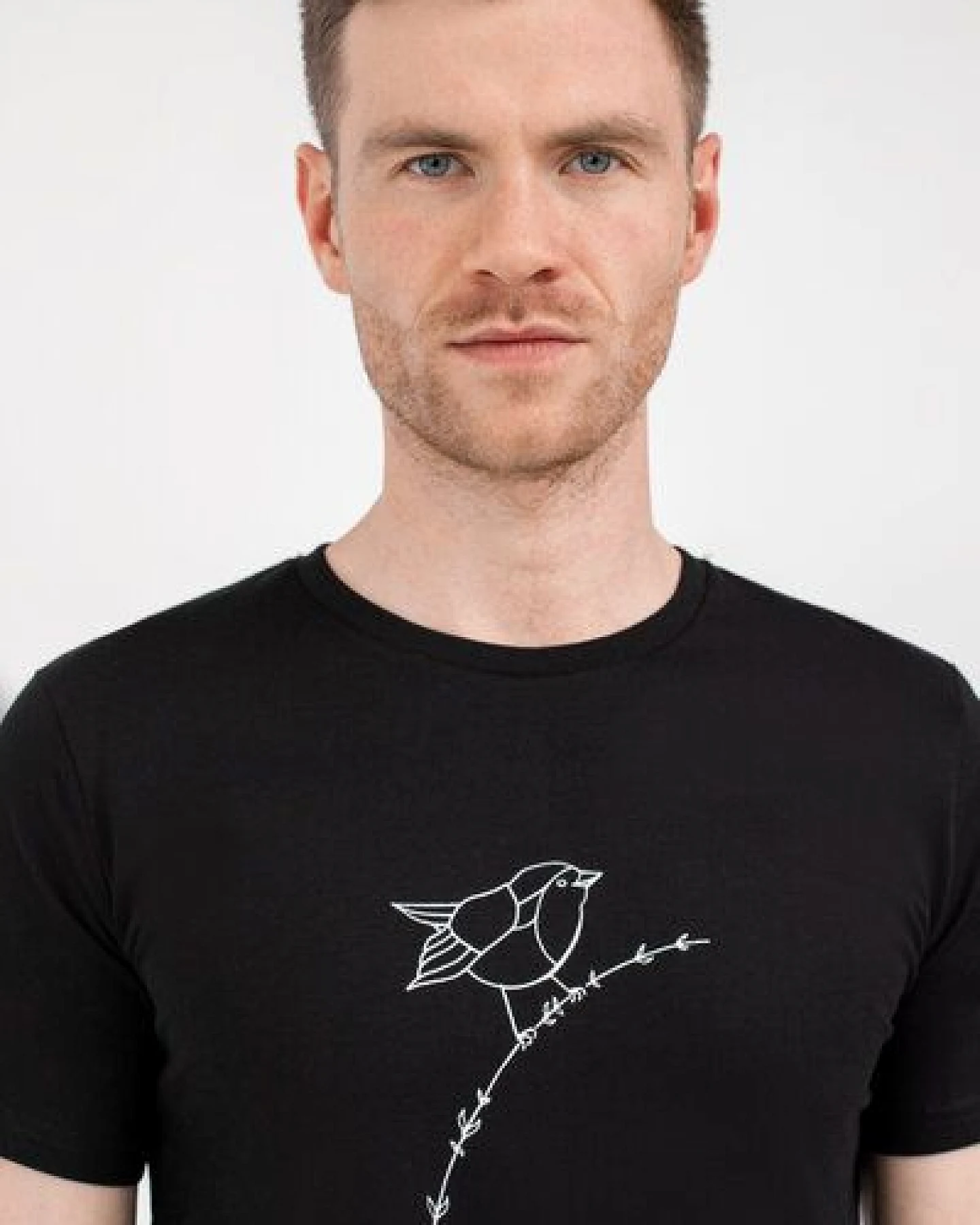 Brandless Basic Bio T-Shirt (men) Nr.3 Rotkehlchen 155g/m² GOTS – Ansicht 3