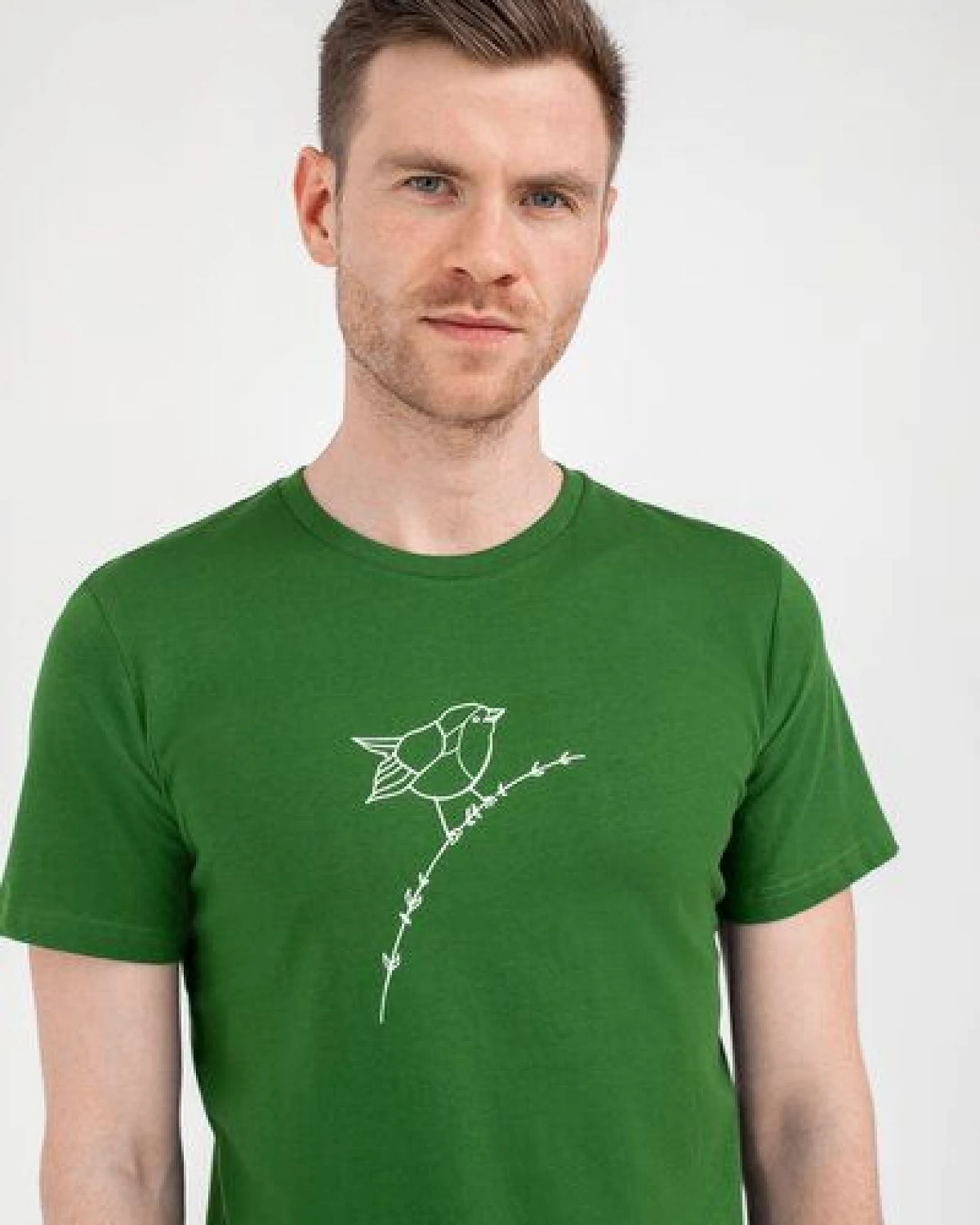 Brandless Basic Bio T-Shirt (men) Nr.3 Rotkehlchen 155g/m² GOTS – Ansicht 3