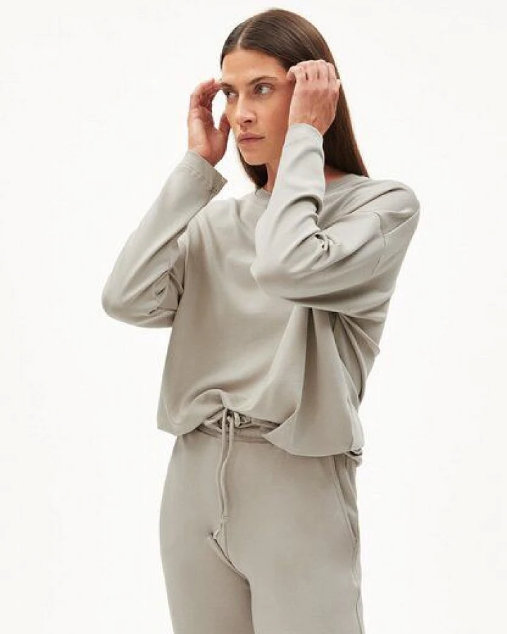 ARMEDANGELS MAAILAA - Damen Sweatshirt Loose Fit aus TENCEL Lyocell Mix