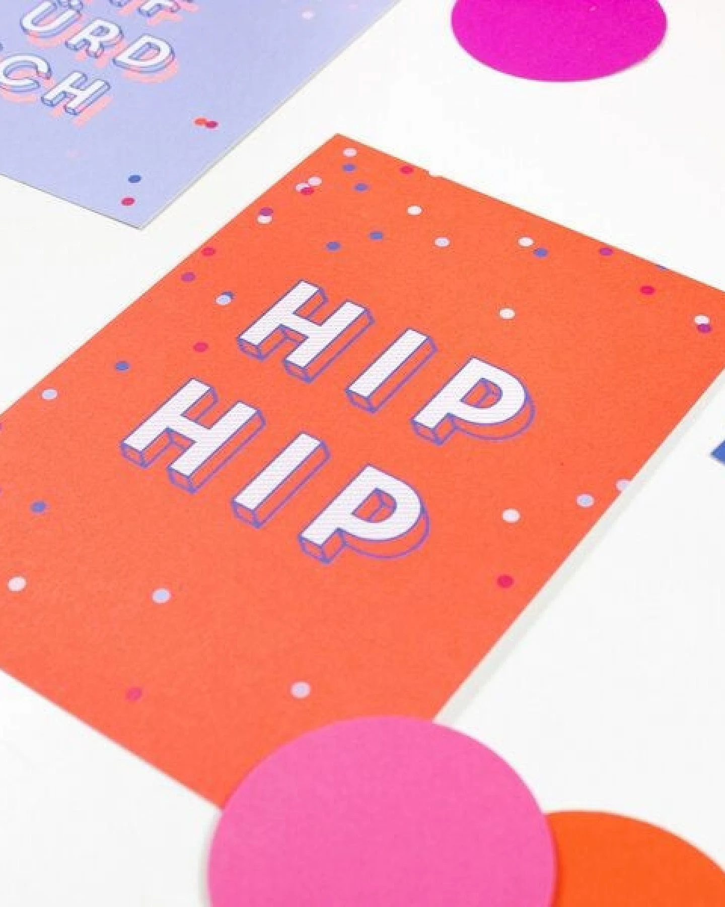 Bow & Hummingbird Postkarte Hip Hip – Ansicht 3