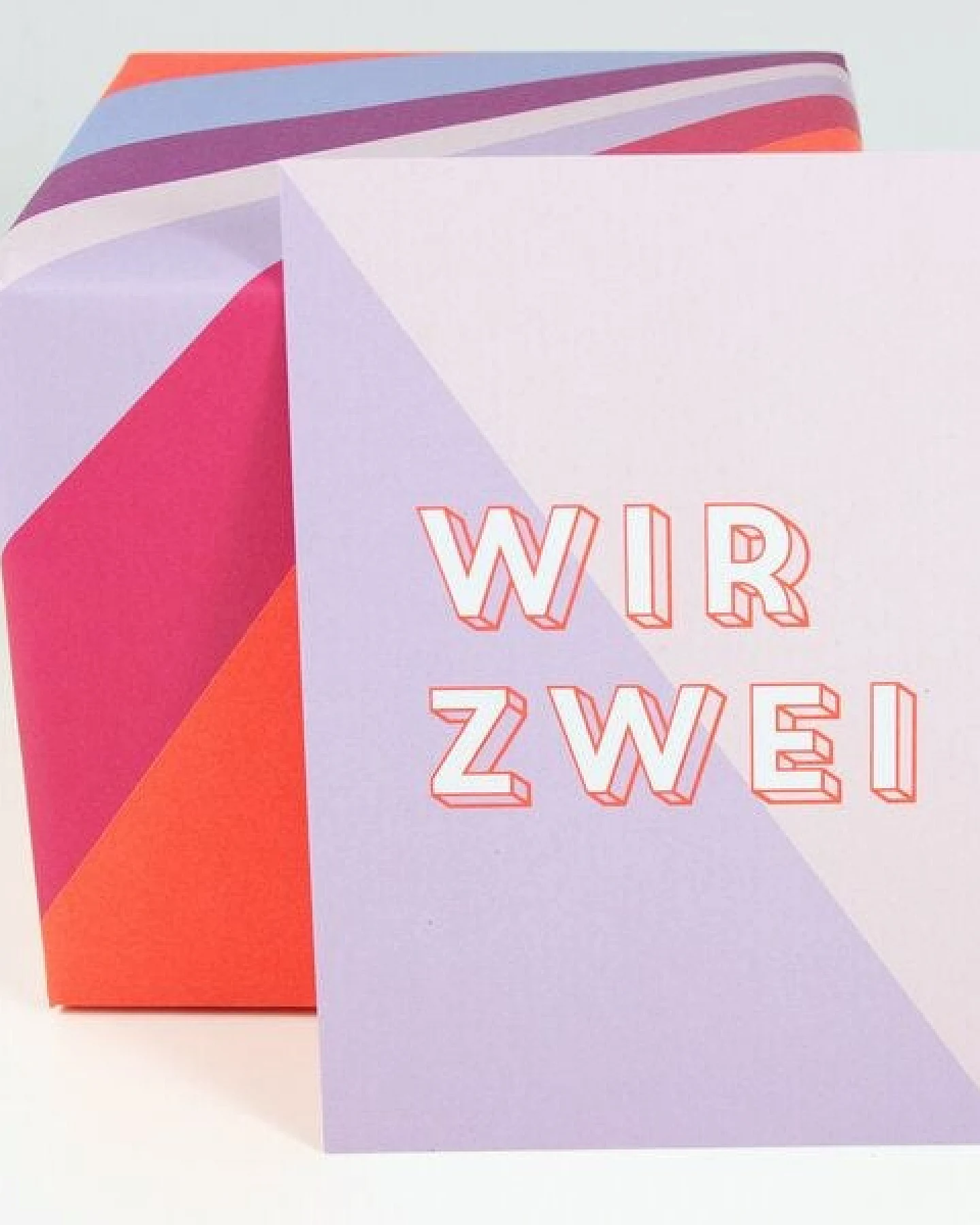 Bow & Hummingbird Postkarte Wir Zwei – Ansicht 2