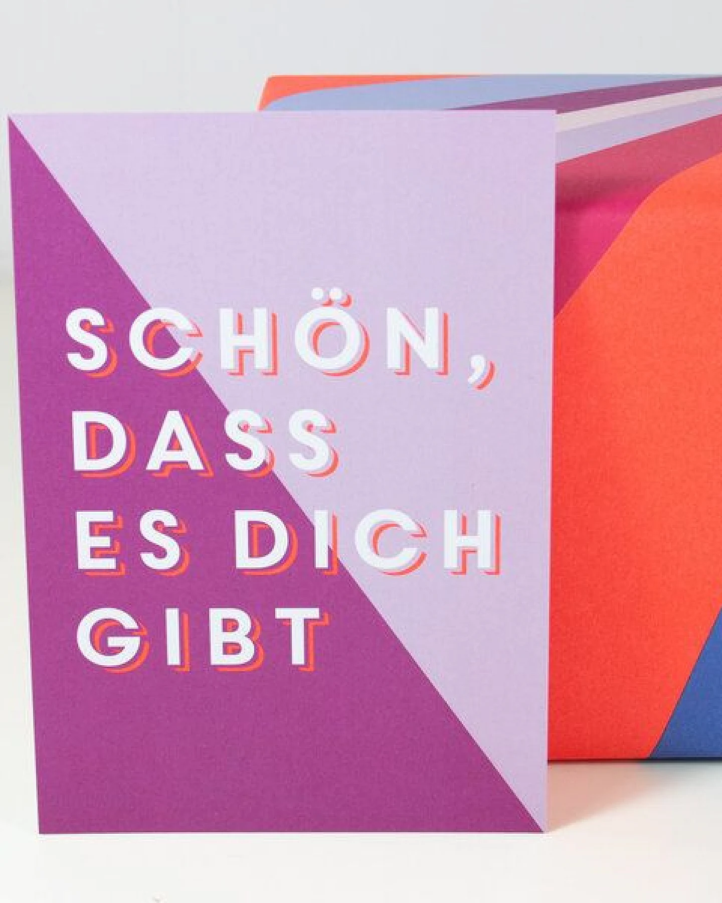 Bow & Hummingbird Postkarte "Schön, dass es Dich gibt" – Ansicht 2