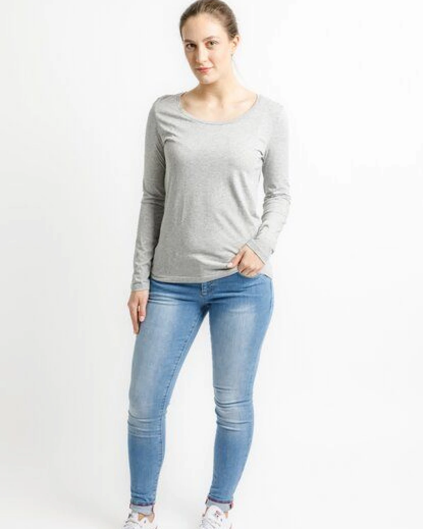 TORLAND Tailliertes Damen Longsleeve LANIA – Ansicht 3