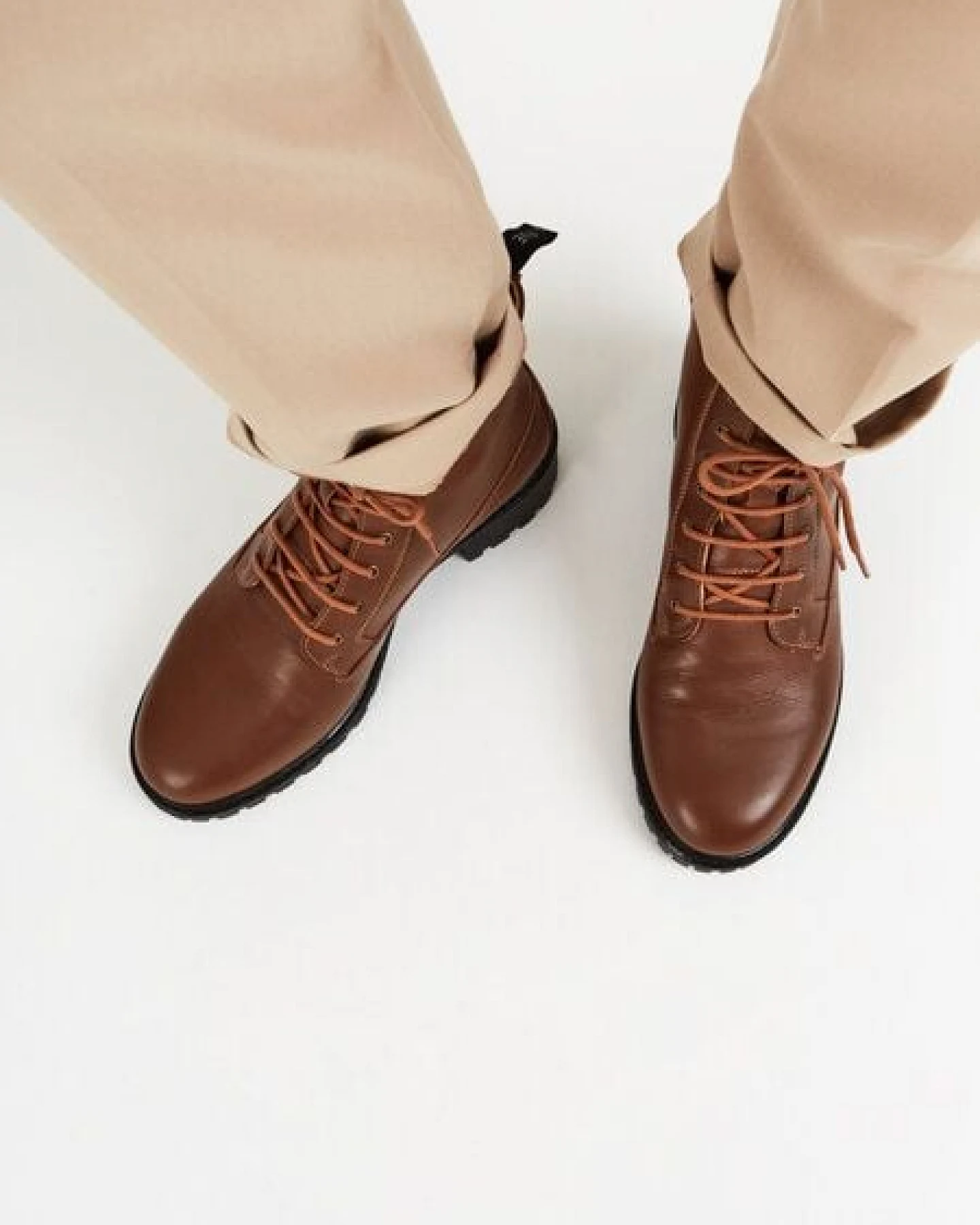 NINE TO FIVE #mira - Chunky Boot aus Bioleder und mit recycelter Profilsohle – Ansicht 3