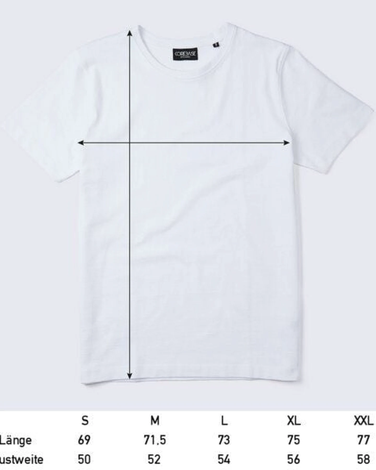 COREBASE Premium T-Shirt aus 100 % Bio-Baumwolle, 300 g/m² – Ansicht 4