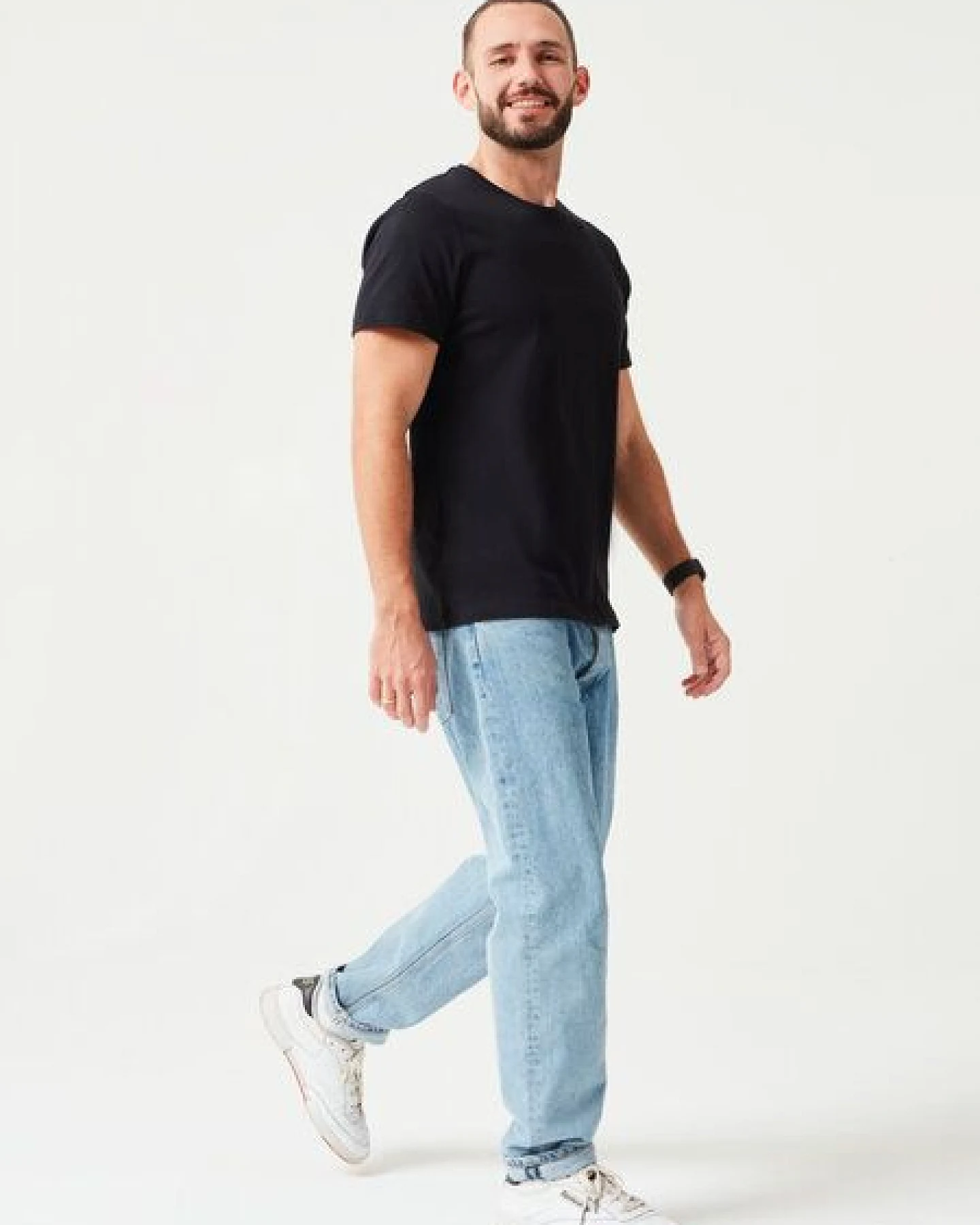 COREBASE Premium T-Shirt aus 100 % Bio-Baumwolle, 300 g/m² – Ansicht 3