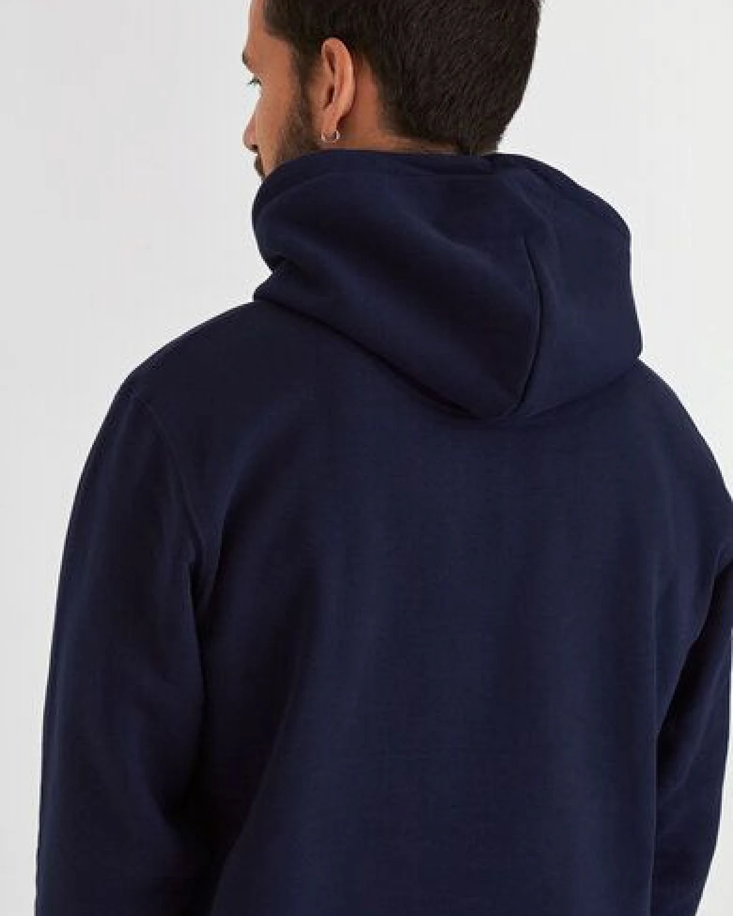 Kultgut Gemütlicher, flauschiger Hoodie /Worldmap – Ansicht 3