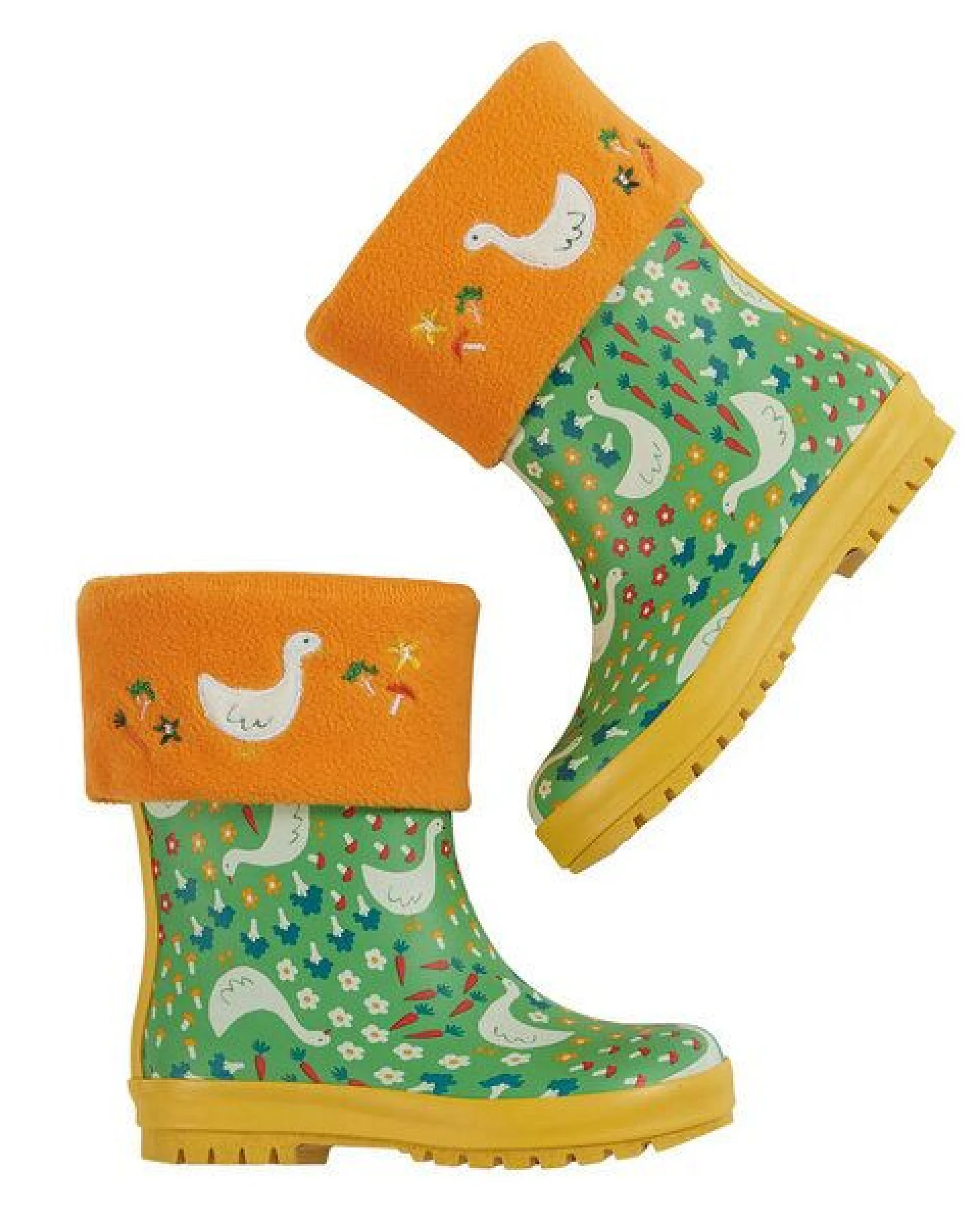 Warme Fleece-Socken für Frugi Gummistiefel – Ansicht 3