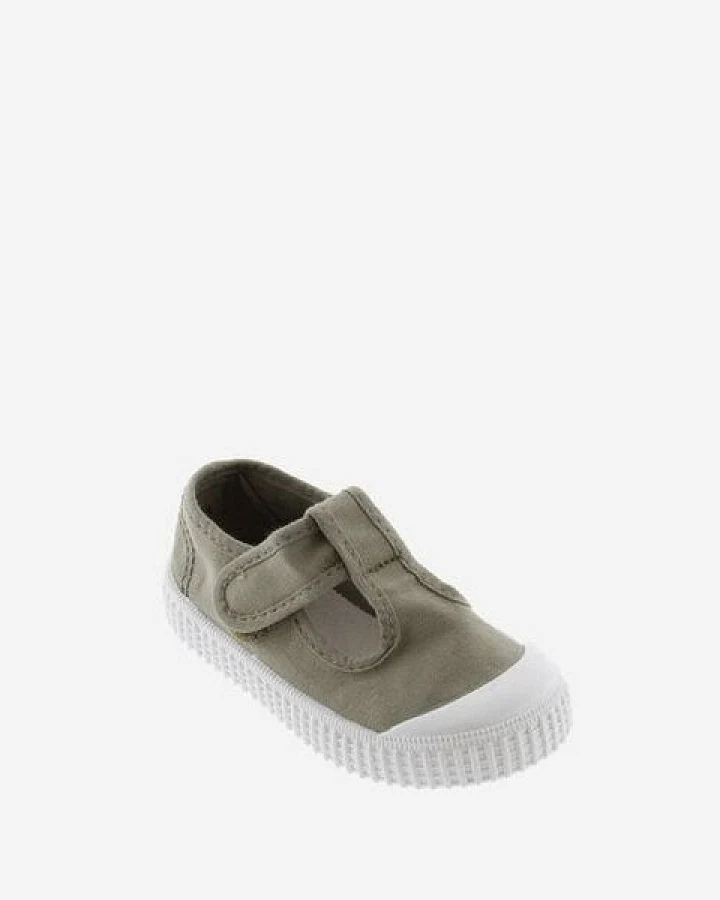 Victoria vegane Kinder-Klett-Sandalen – Canvas Straps Sandals