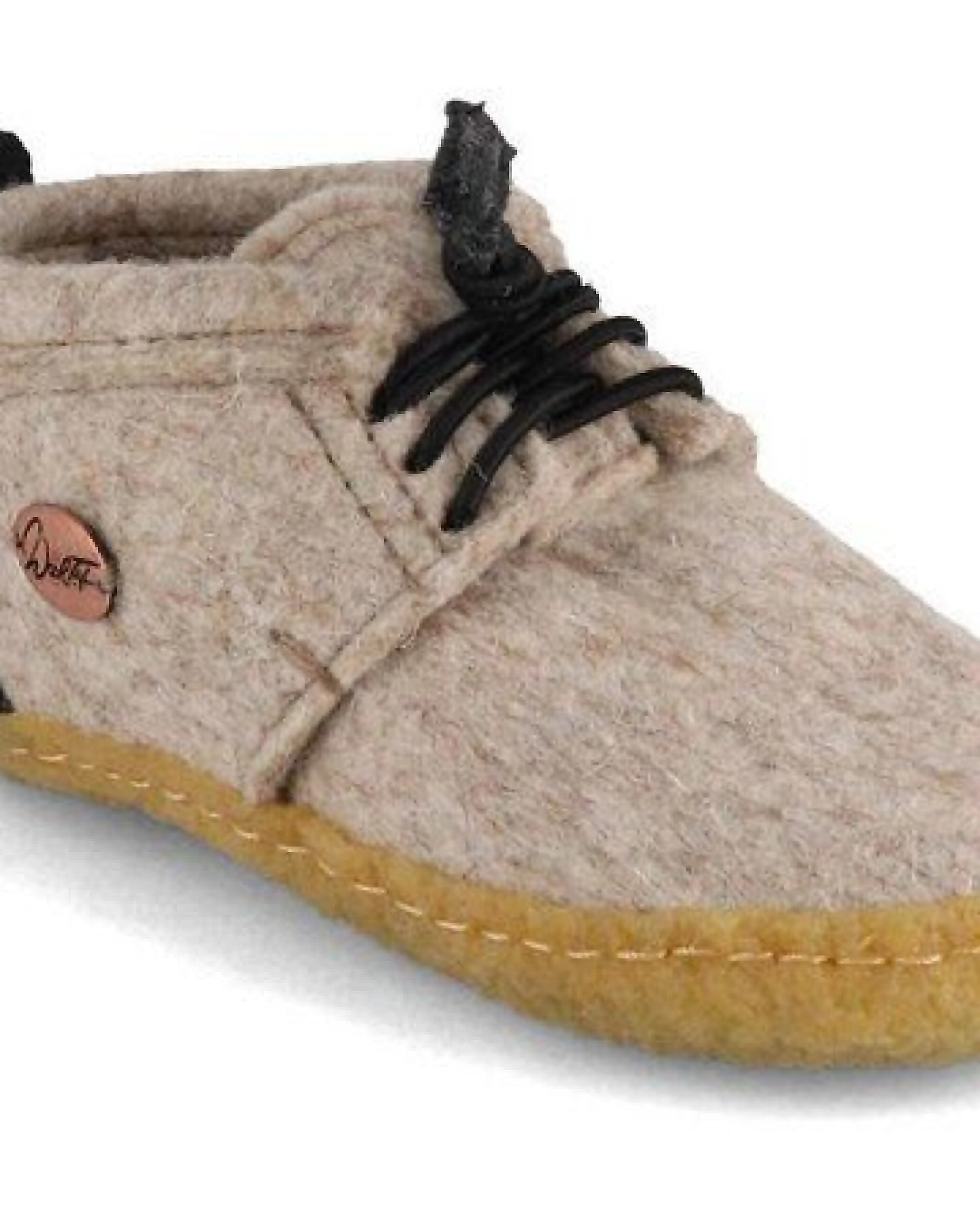 WoolFit Kinder Barfuß-Hausschuhe mit outdoor Sohle - aus 100% natürlicher Wolle mit Naturkautschuksohle, Gr. 25-35 – Ansicht 2