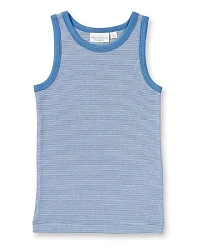 Stahlblau Gestreift