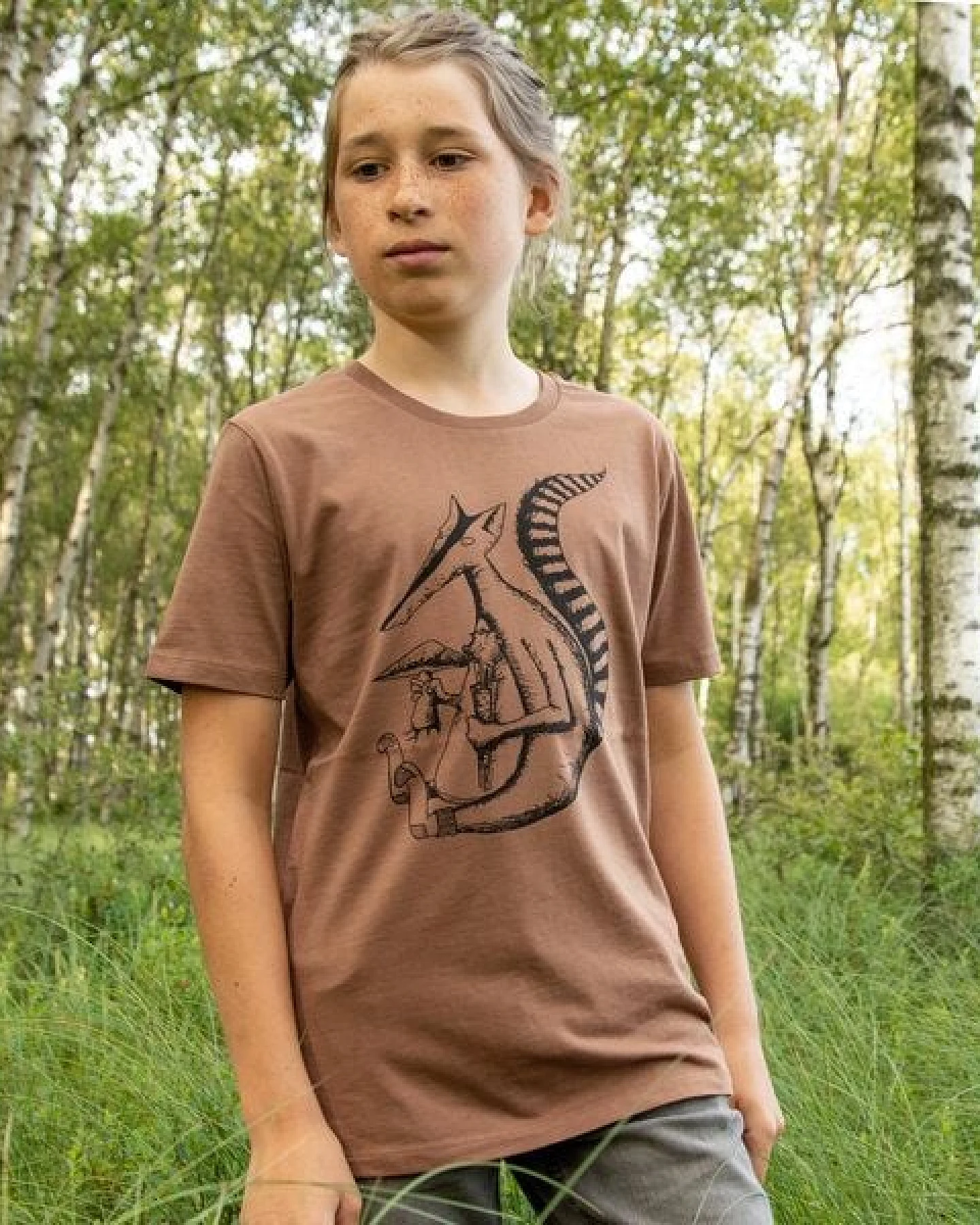 Cmig Kinder T-shirt Duchs – Ansicht 4