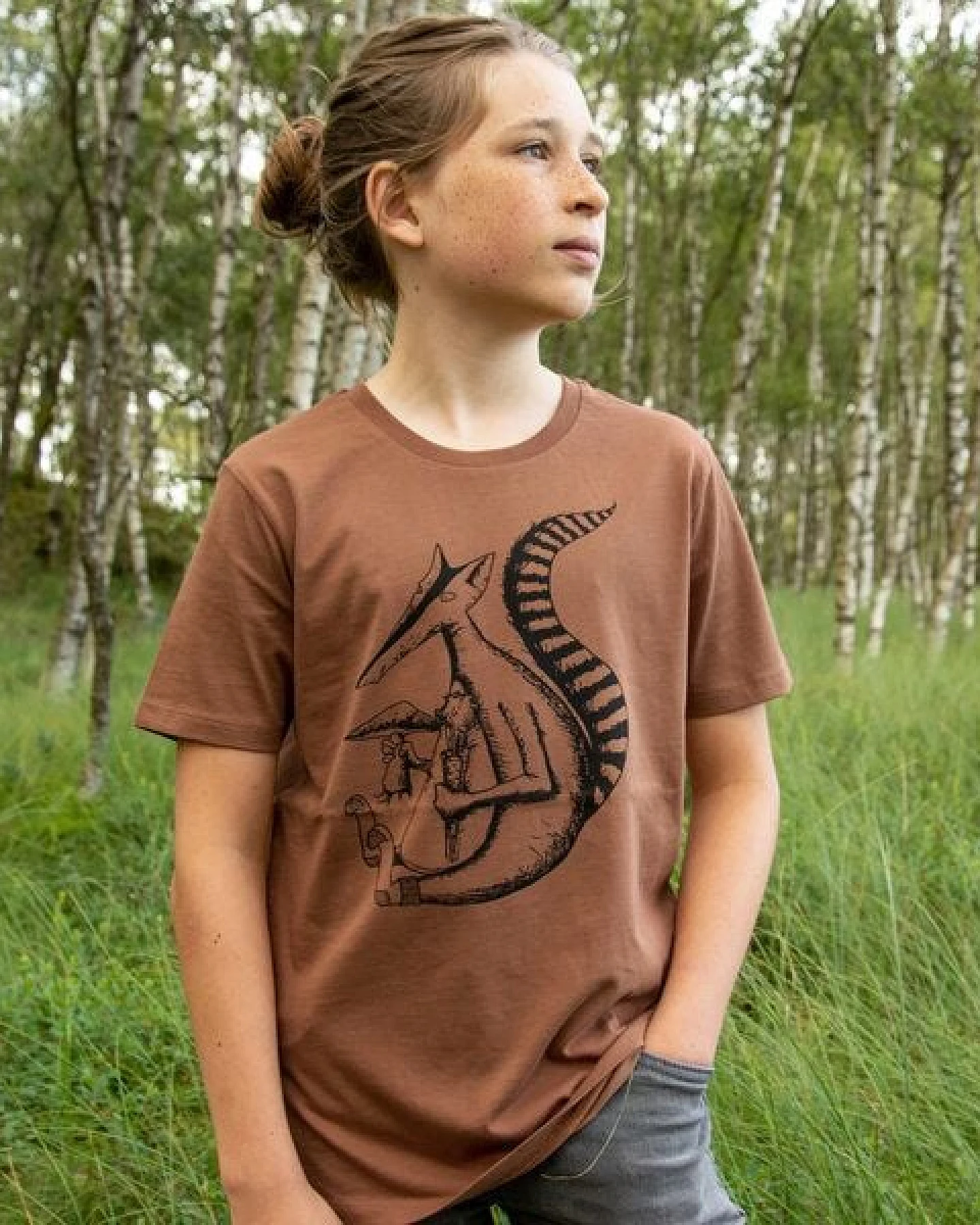 Cmig Kinder T-shirt Duchs – Ansicht 4