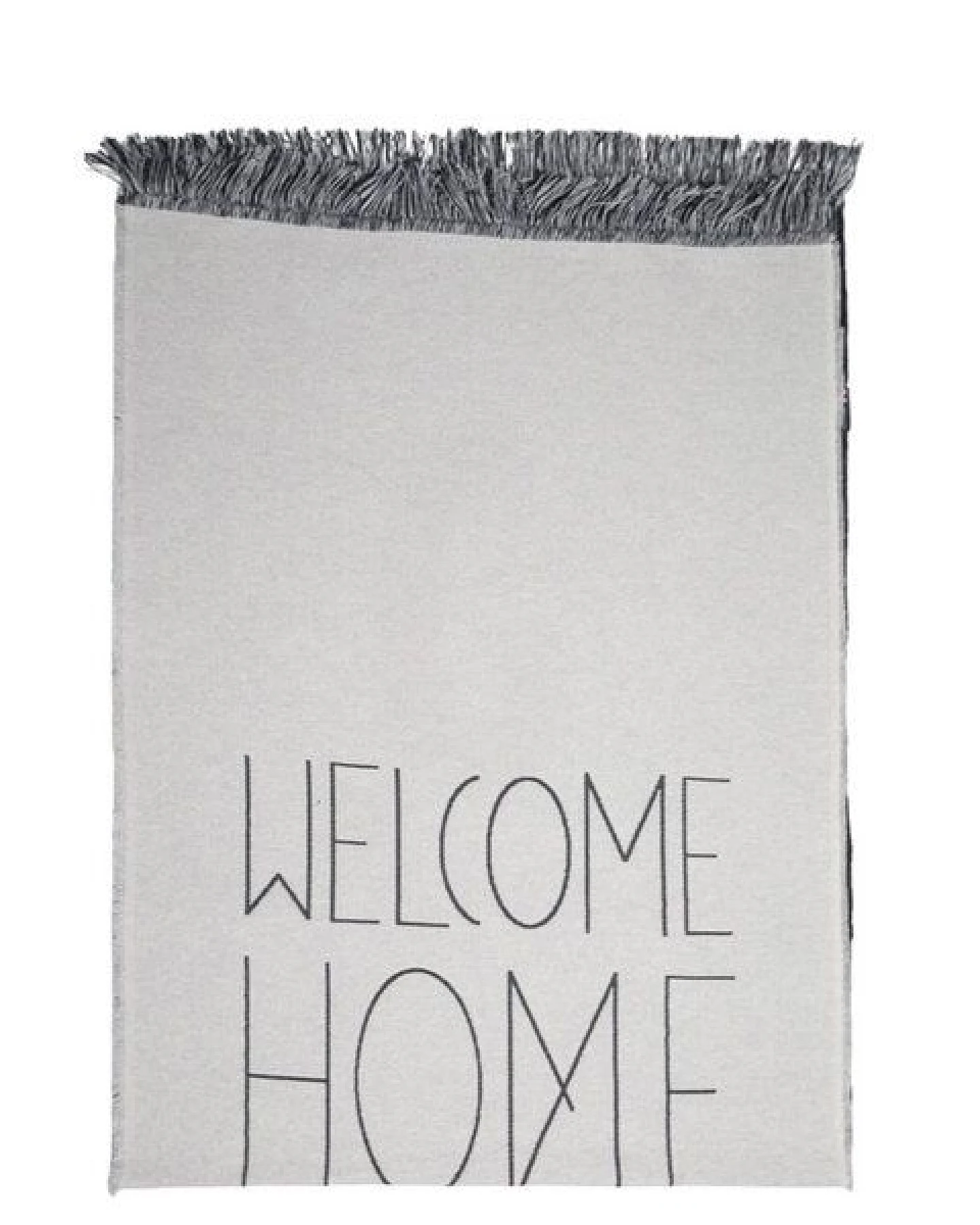 David Fussenegger Läufer „Welcome Home“ mit Fransen, 75 x 200 cm – Ansicht 2