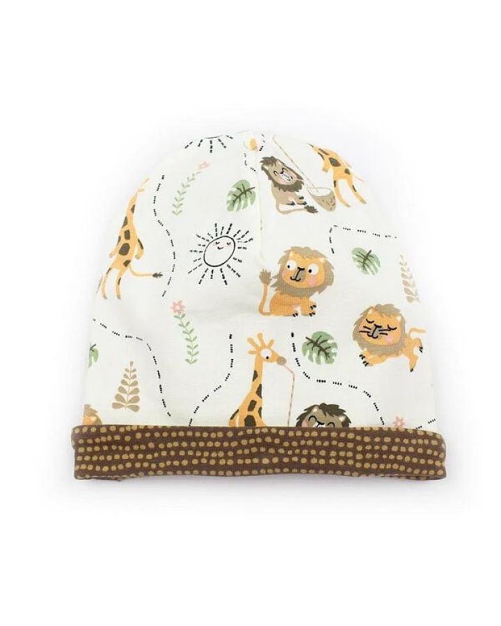 Sternchenwolke BIO Wendebeanie "Dschungelparty"