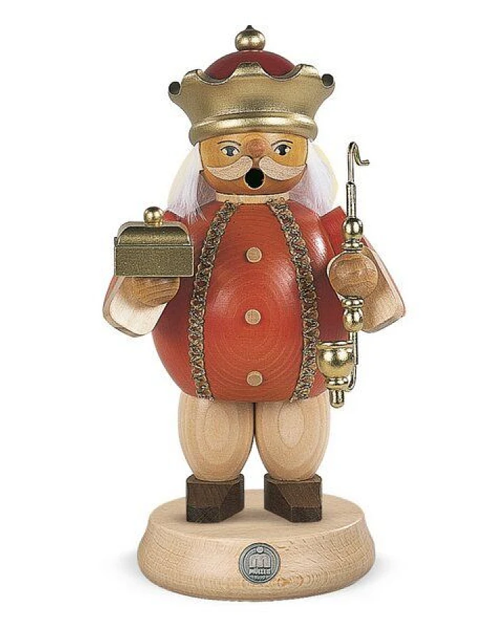 Müller Seiffen Räuchermann Caspar, Melchior oder Balthasar 18 cm mittelgroß wählbar