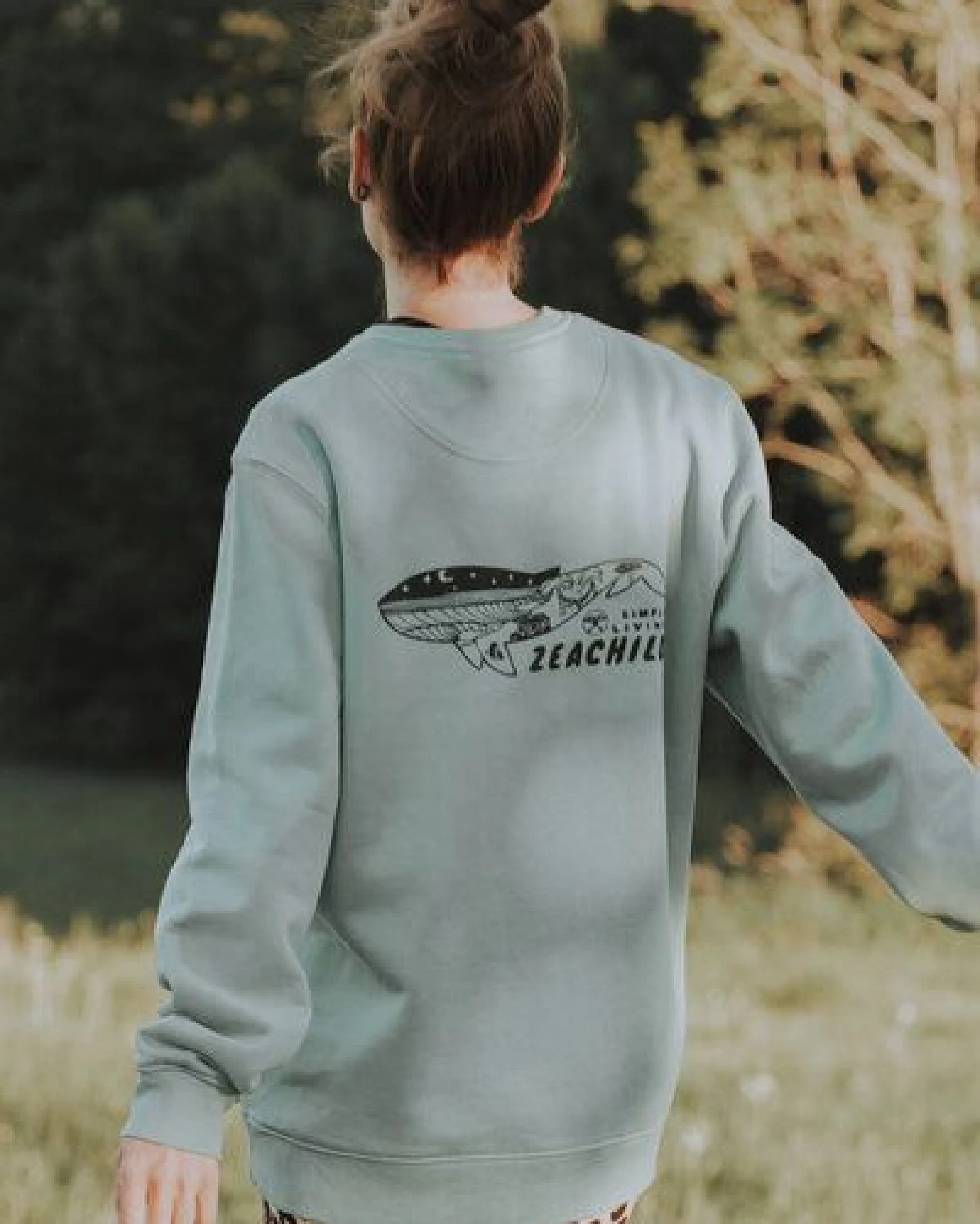 Zeachild Simple Living Hoodie Unisex – Ansicht 4