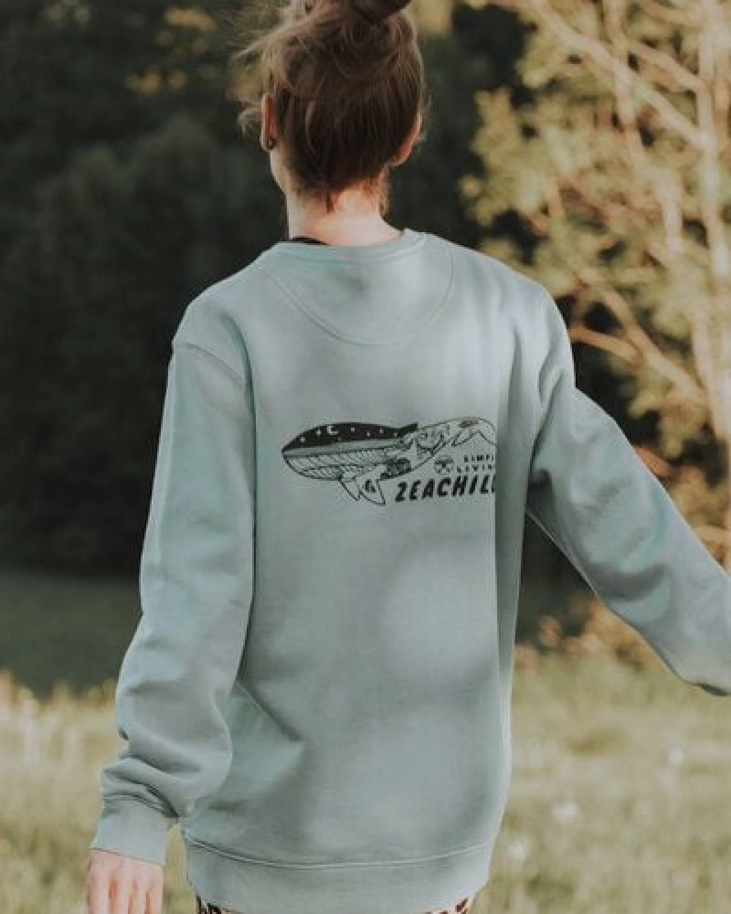 Zeachild Simple Living Hoodie Unisex – Ansicht 4