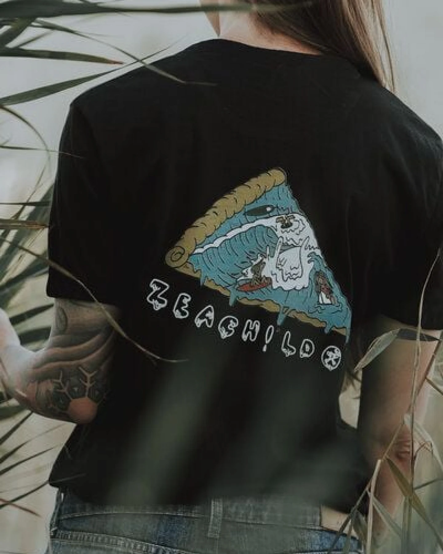 Zeachild Pizza Hawaii Shirt Unisex – Ansicht 2