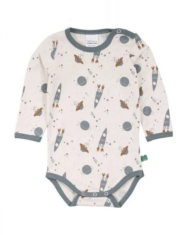 Langarm Baby Body *Astro* GOTS & Bio- Baumwolle