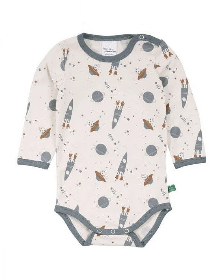 Langarm Baby Body *Astro* GOTS & Bio- Baumwolle