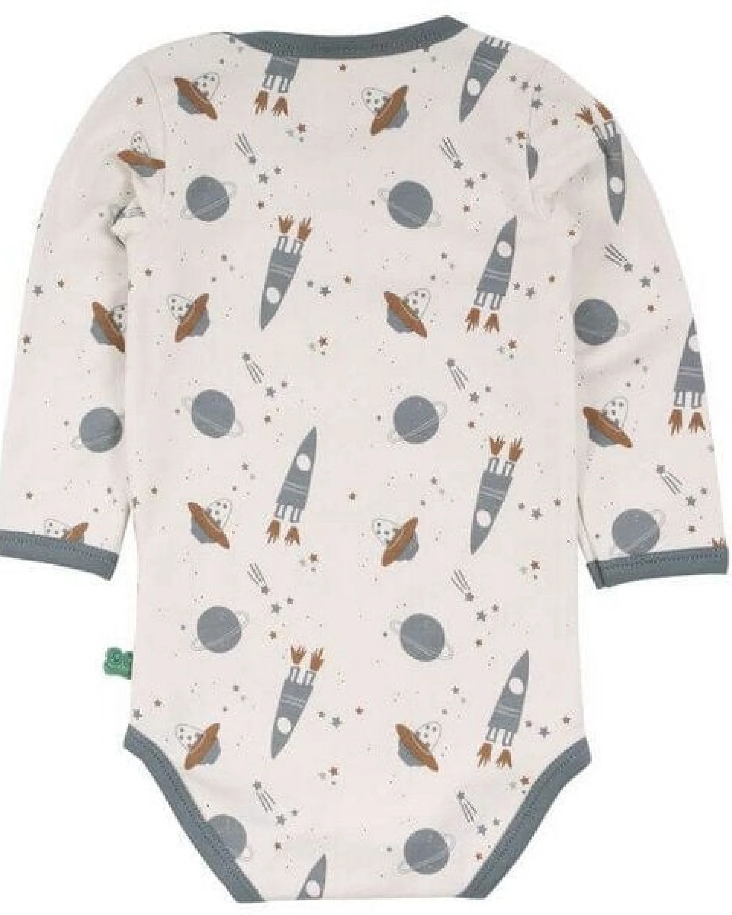 Langarm Baby Body *Astro* GOTS & Bio- Baumwolle – Ansicht 3