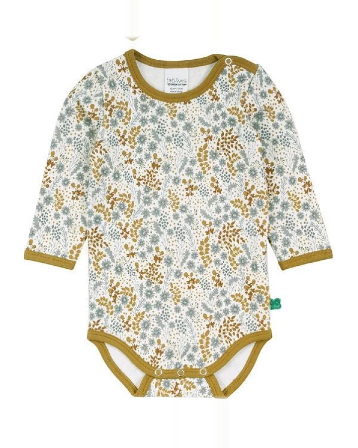 Langarm Baby Body *Botany* GOTS & Bio- Baumwolle