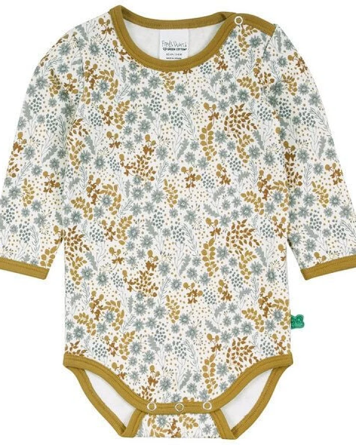 Langarm Baby Body *Botany* GOTS & Bio- Baumwolle