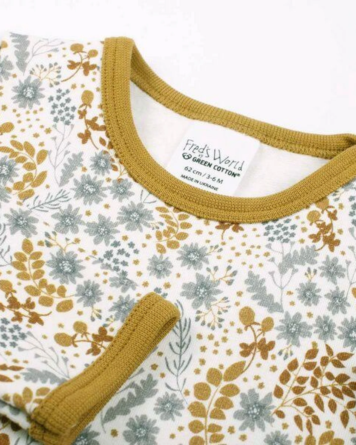 Langarm Baby Body *Botany* GOTS & Bio- Baumwolle – Ansicht 2