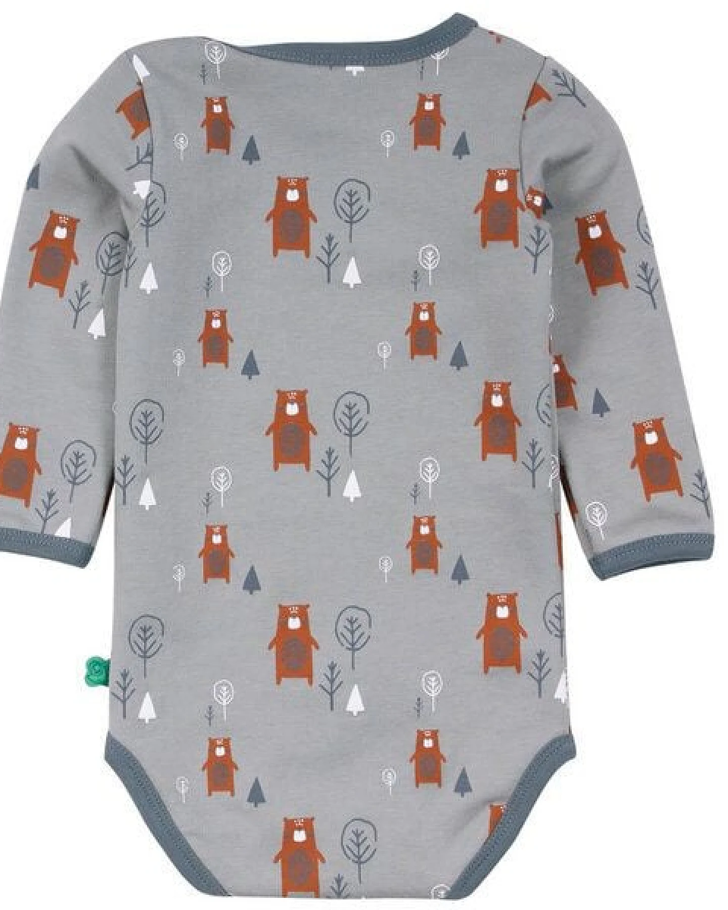 Langarm Baby Body *Bear* GOTS & Bio- Baumwolle – Ansicht 4