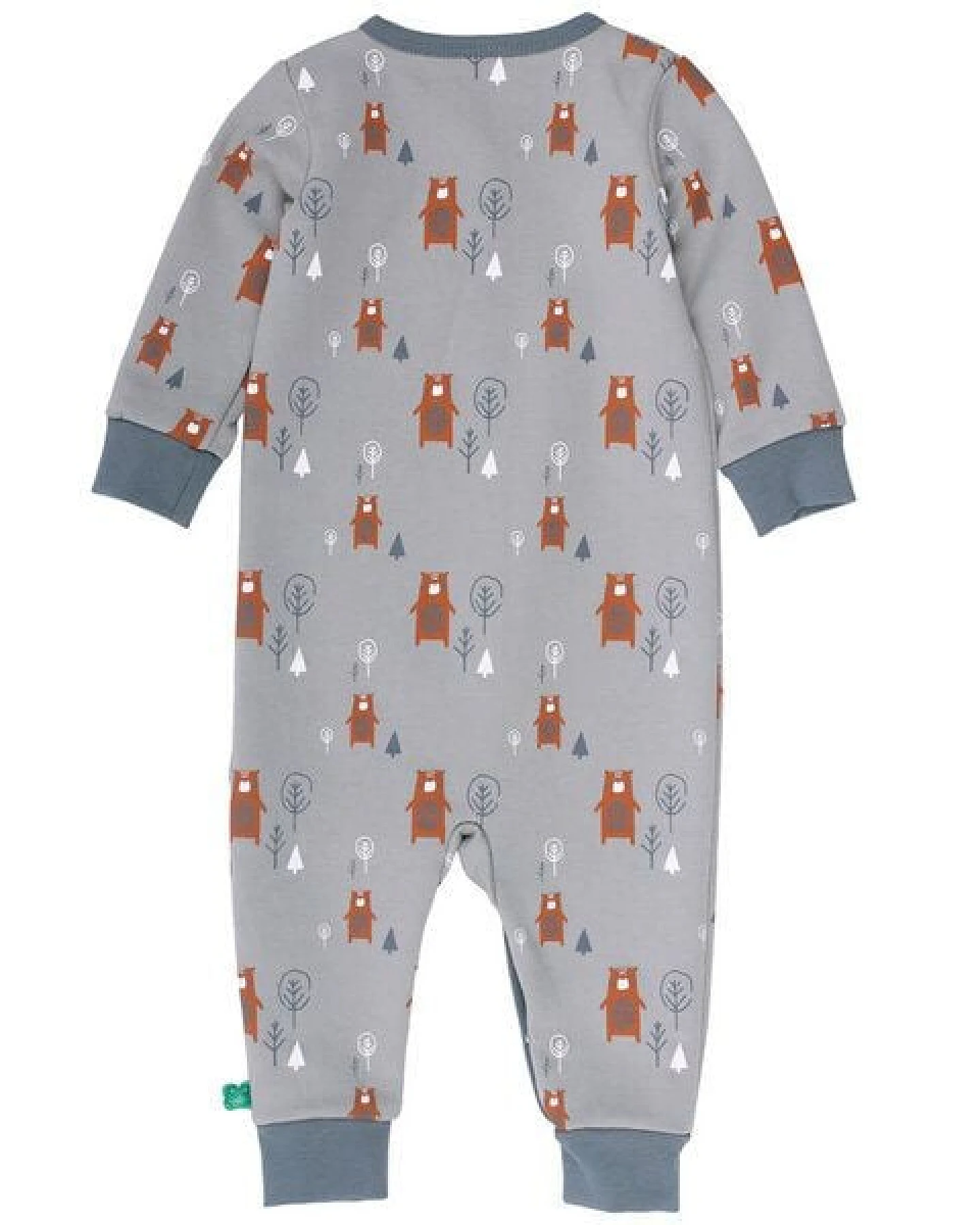 Baby Langarm Schlafanzug/ Strampler *Bear* GOTS & Bio- Baumwolle – Ansicht 4