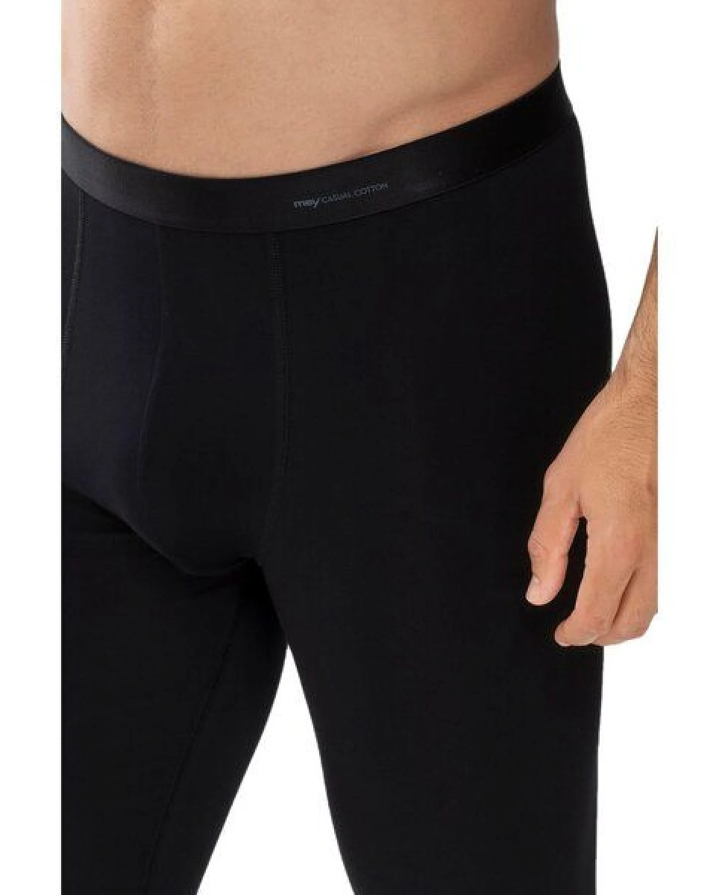 Mey Herren lange Unterhose aus PIMA Baumwolle "Long Shorts" – Ansicht 2