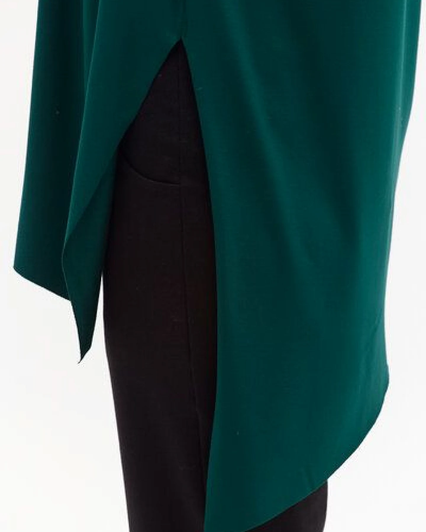 Bluse Seki – Basic-Bluse mit langen Ärmeln – Boot-Ausschnitt – Viscose mit Elasthan – Fair produziert in Polen – KOKOworld – Ansicht 4