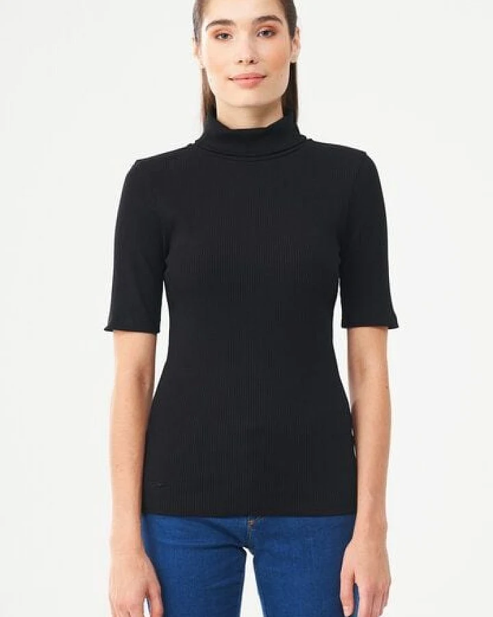 ORGANICATION Rollkragenshirt aus Bio-Baumwolle