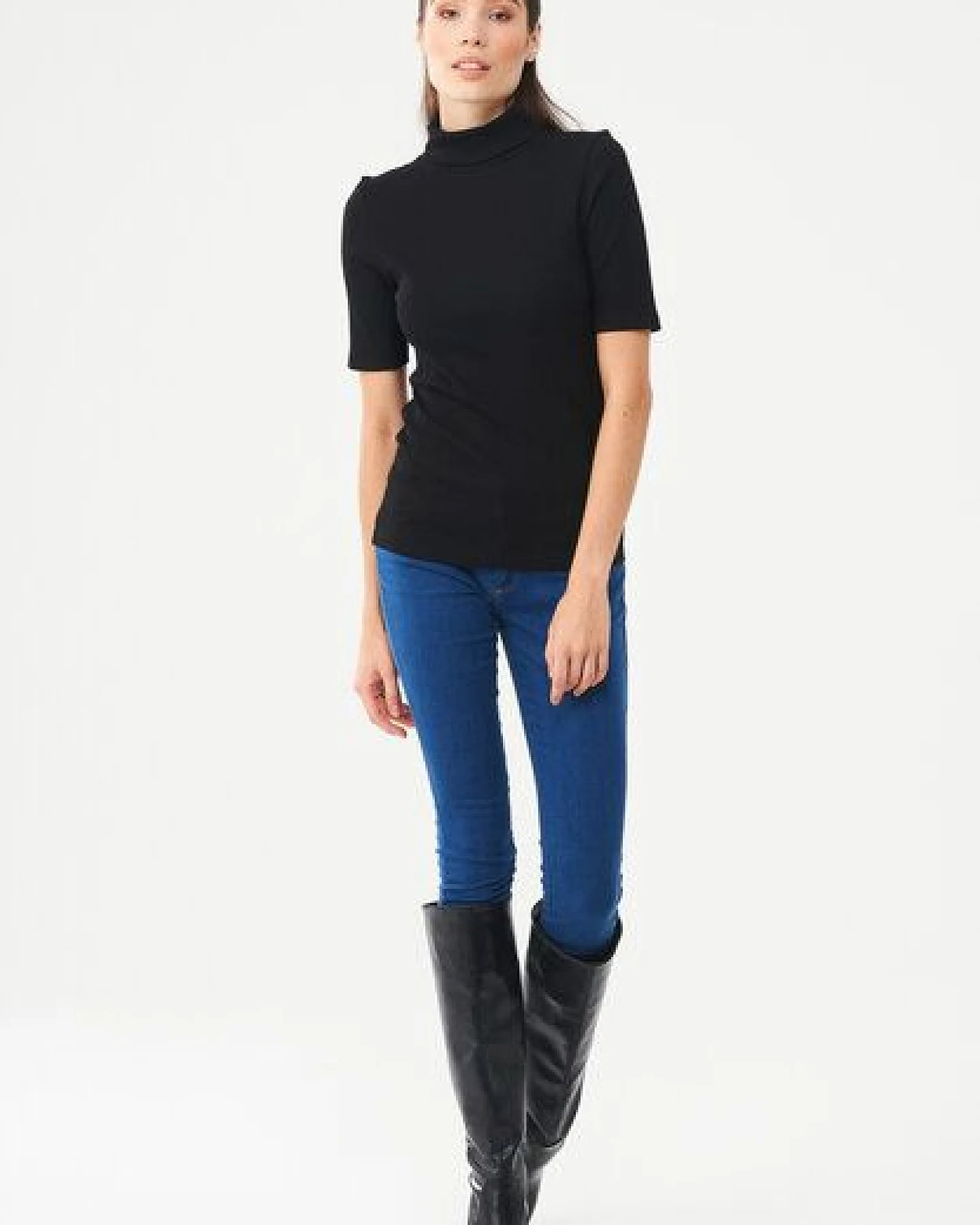 ORGANICATION Rollkragenshirt aus Bio-Baumwolle – Ansicht 2