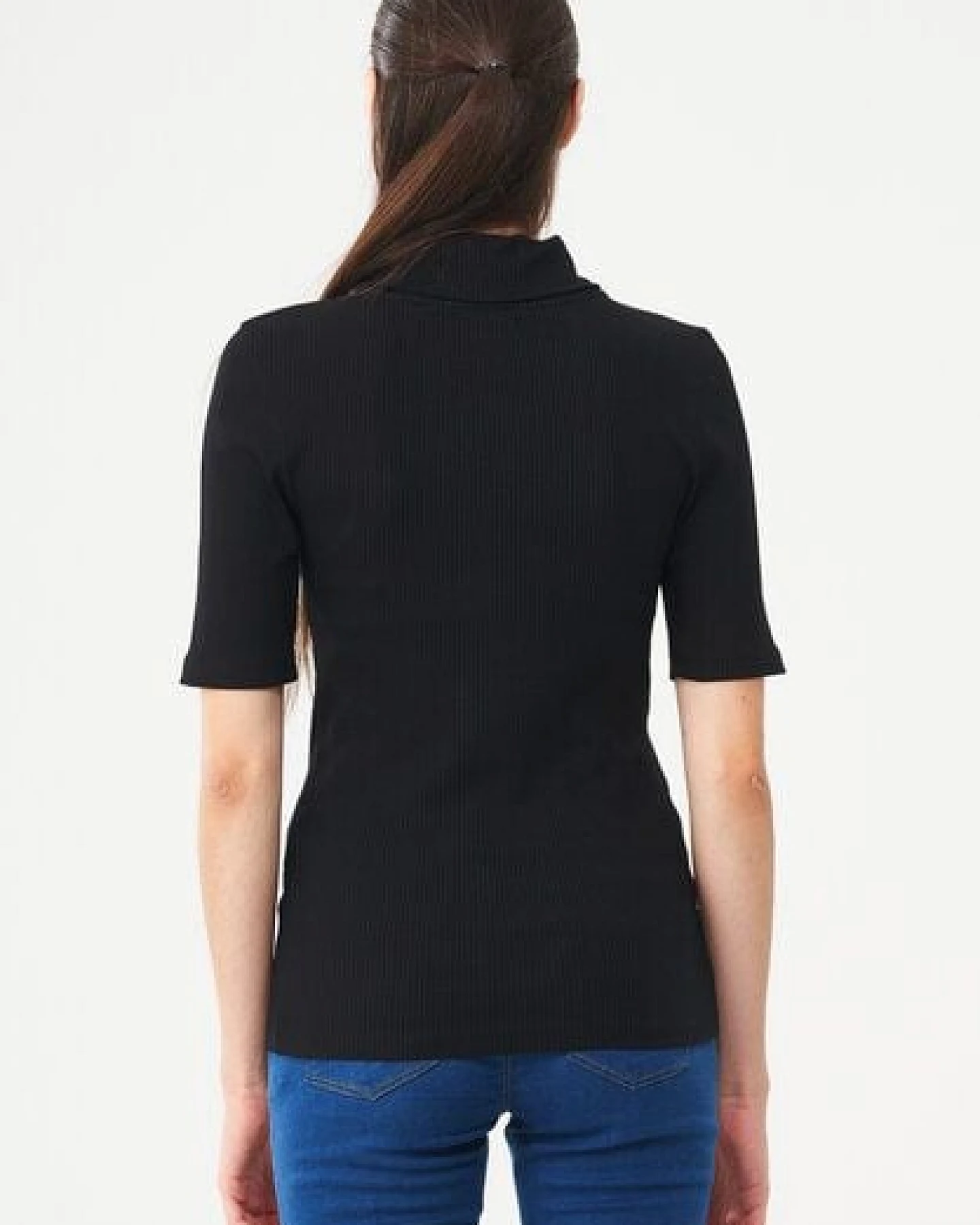 ORGANICATION Rollkragenshirt aus Bio-Baumwolle – Ansicht 4