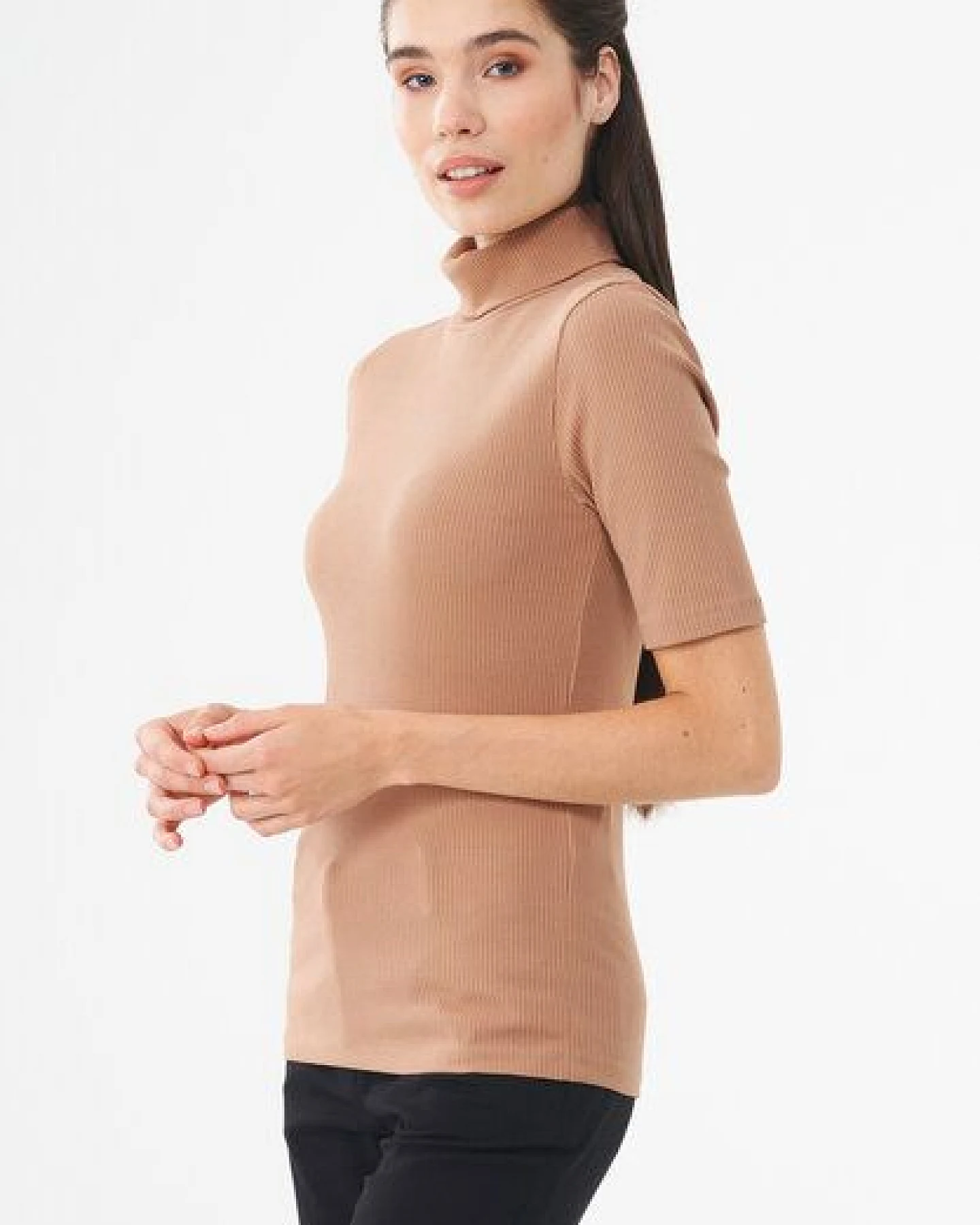 ORGANICATION Rollkragenshirt aus Bio-Baumwolle – Ansicht 3