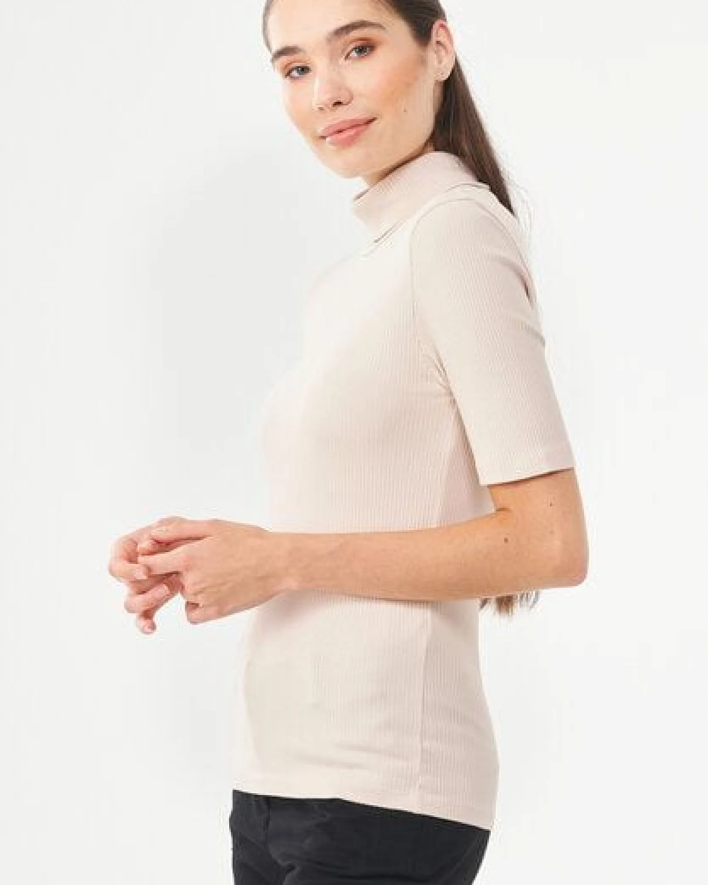 ORGANICATION Rollkragenshirt aus Bio-Baumwolle – Ansicht 3