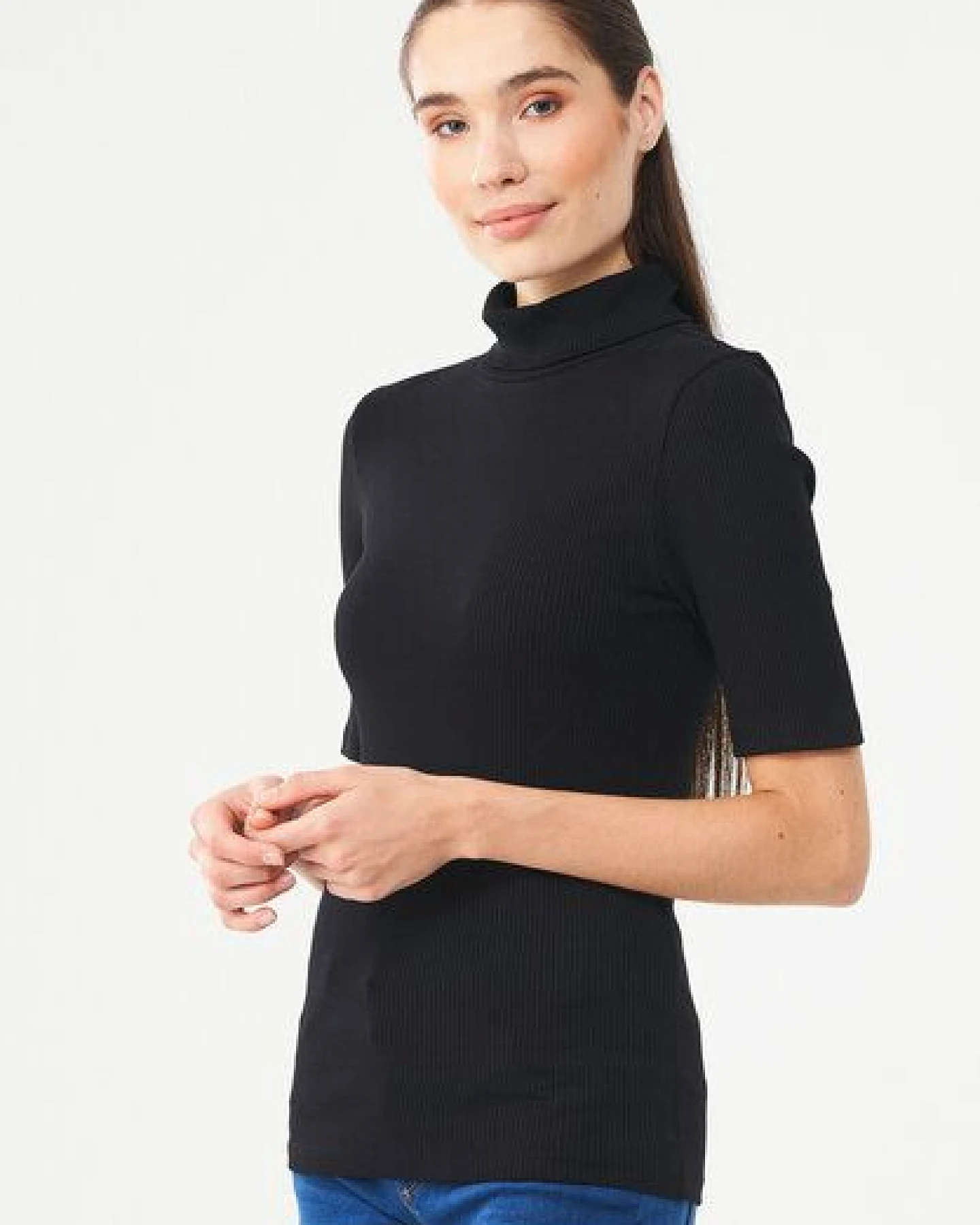 ORGANICATION Rollkragenshirt aus Bio-Baumwolle – Ansicht 3