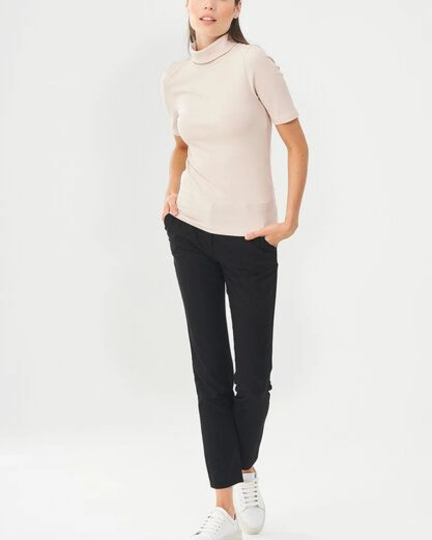 ORGANICATION Rollkragenshirt aus Bio-Baumwolle – Ansicht 2