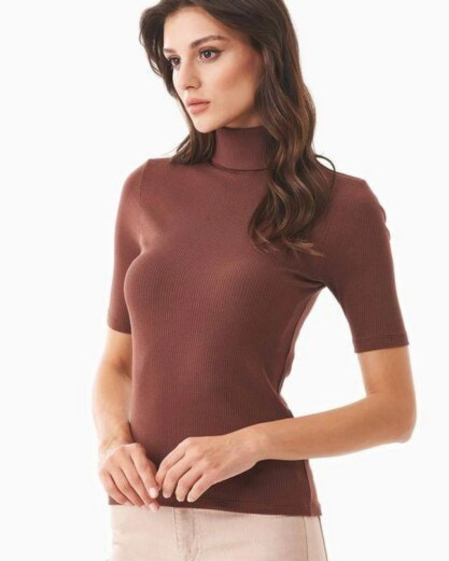 ORGANICATION Rollkragenshirt aus Bio-Baumwolle – Ansicht 4