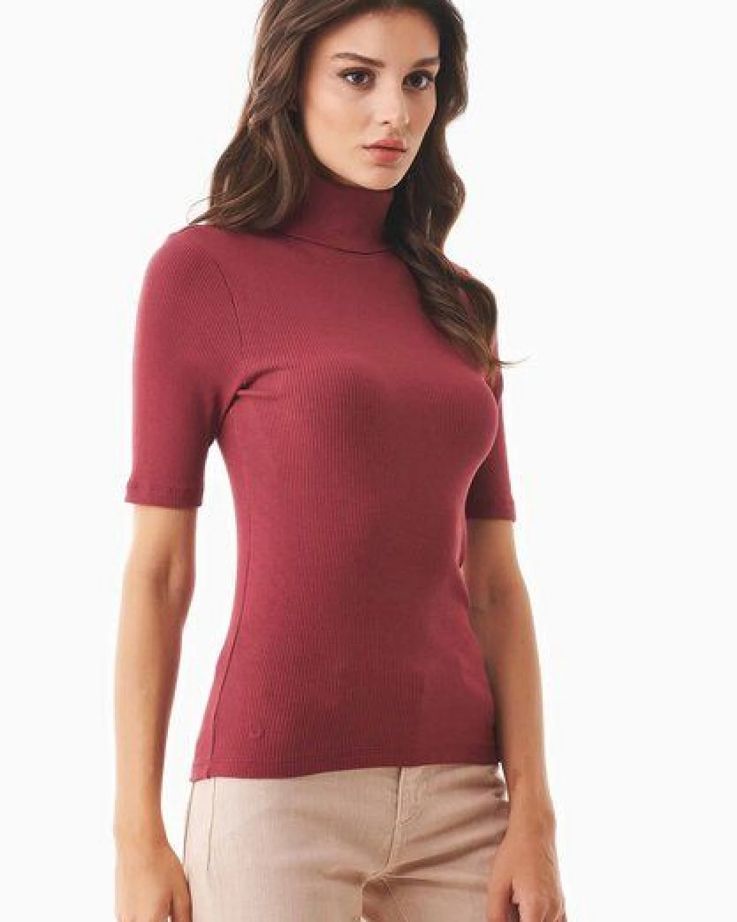 ORGANICATION Rollkragenshirt aus Bio-Baumwolle – Ansicht 3