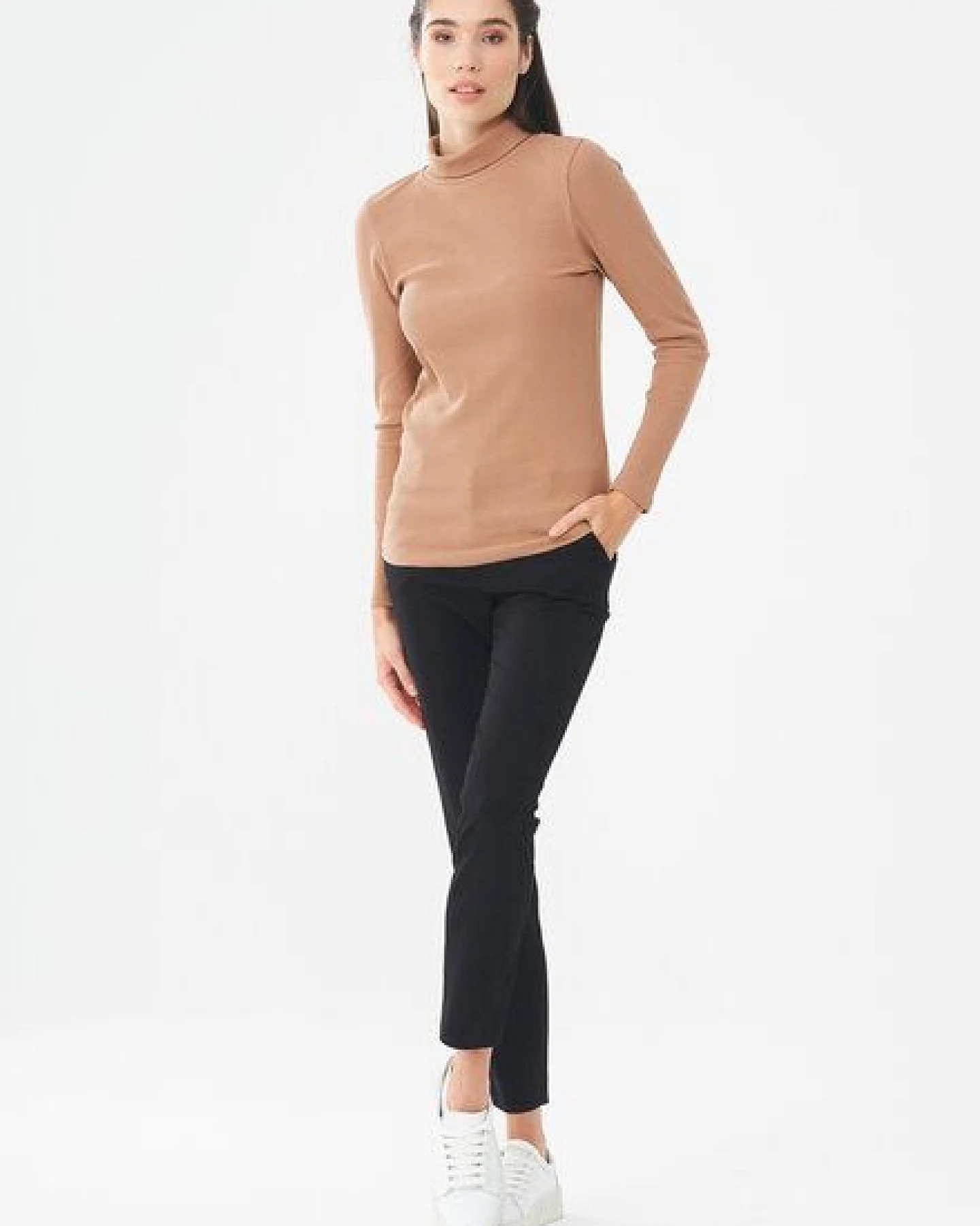 ORGANICATION Rollkragenshirt aus Bio-Baumwolle – Ansicht 2