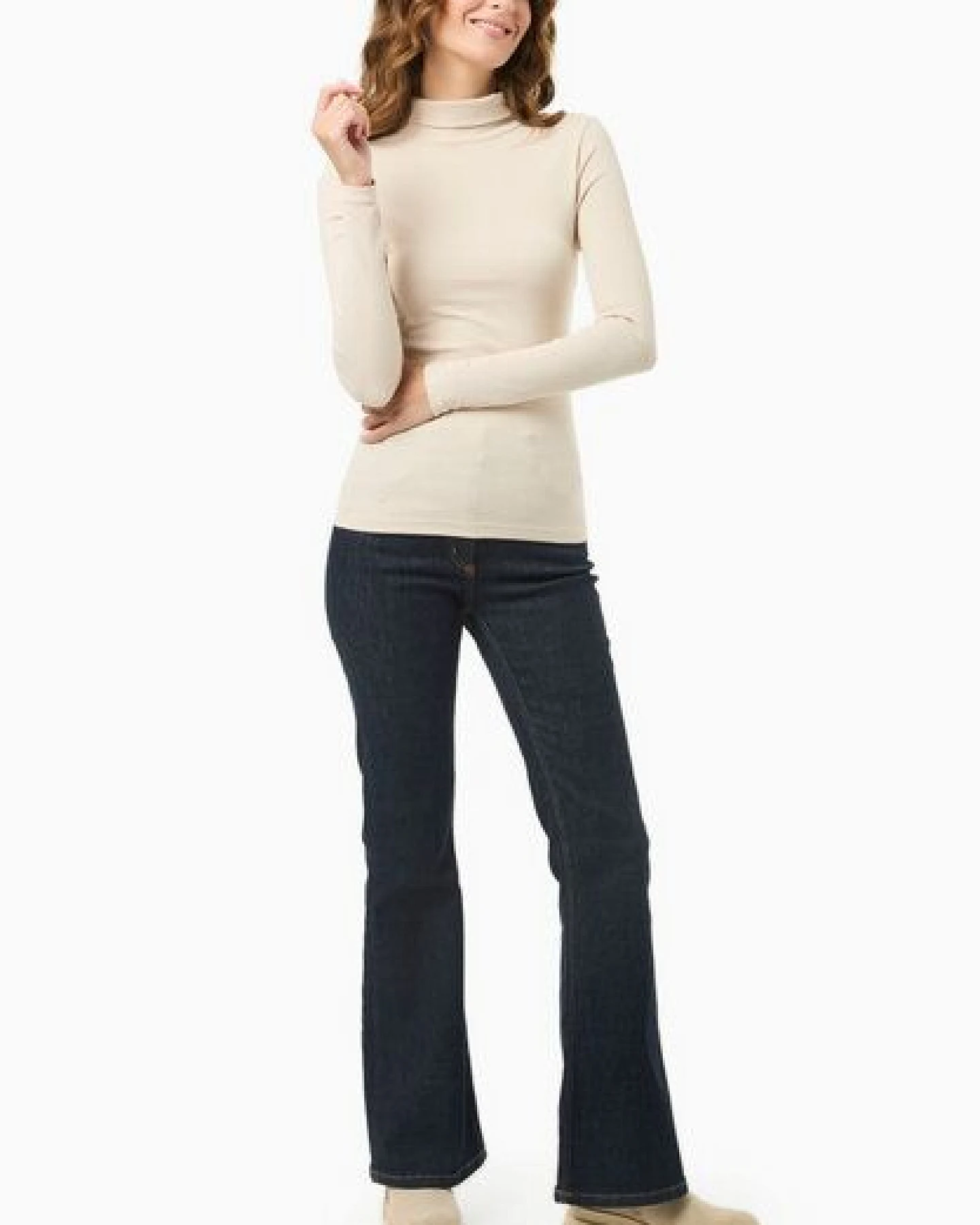 ORGANICATION Rollkragenshirt aus Bio-Baumwolle – Ansicht 2