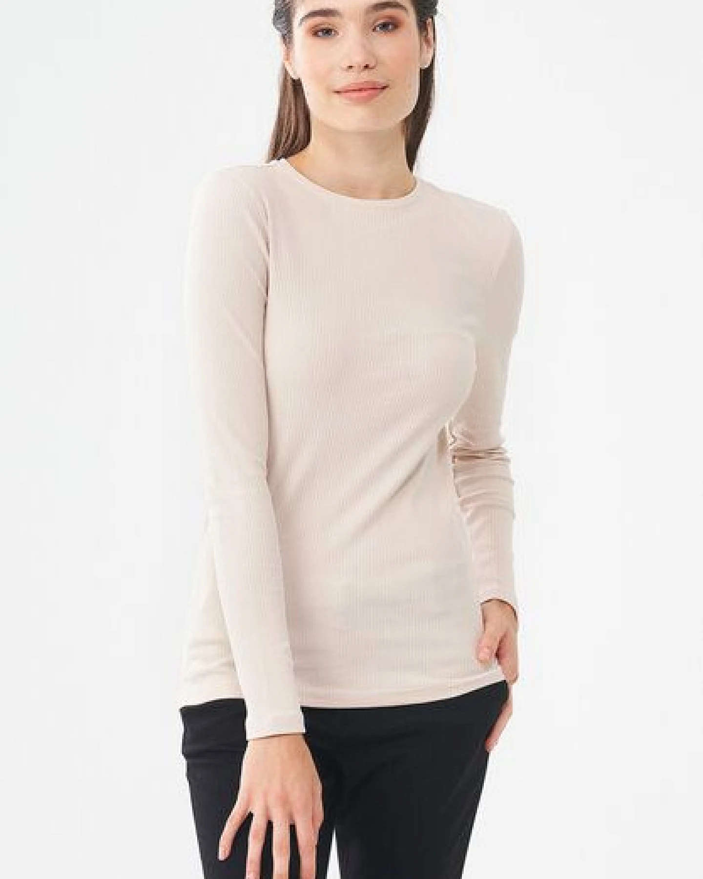 ORGANICATION Langarmshirt aus Bio-Baumwolle – Ansicht 4