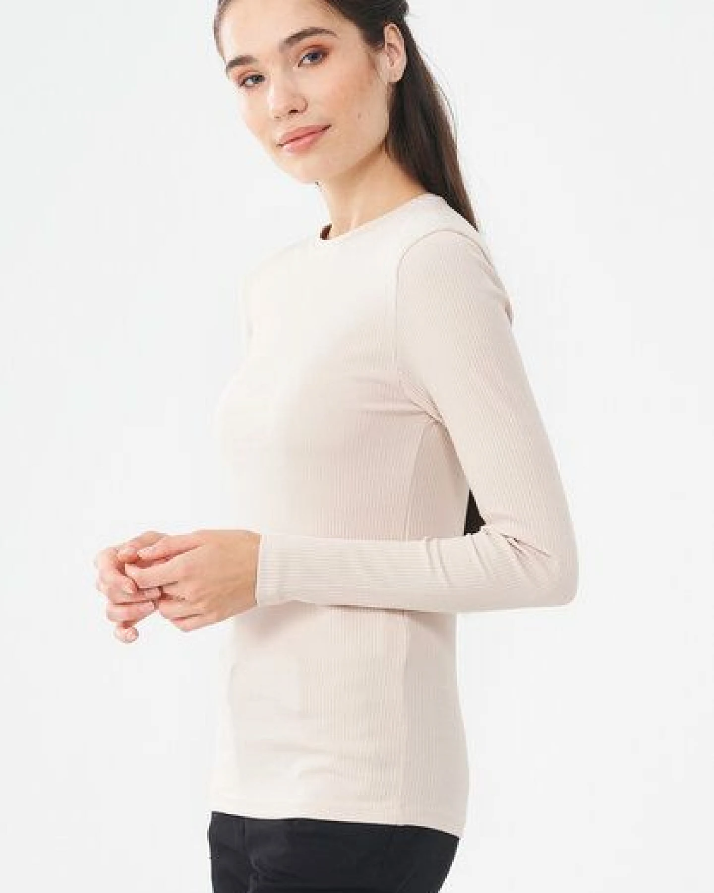 ORGANICATION Langarmshirt aus Bio-Baumwolle – Ansicht 3