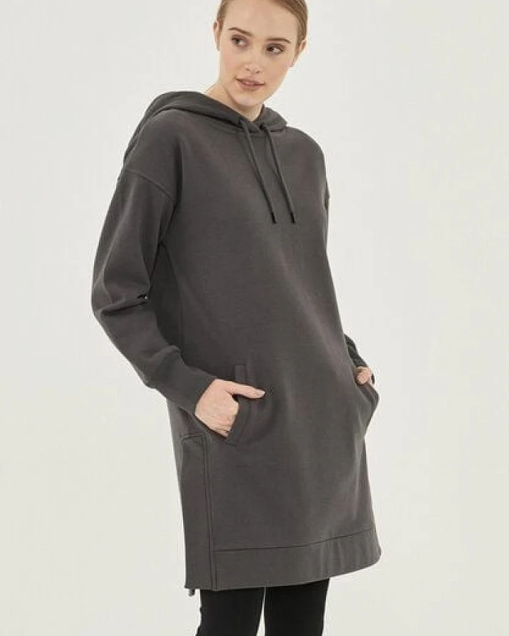 ORGANICATION Langer Hoodie aus Bio-Baumwolle