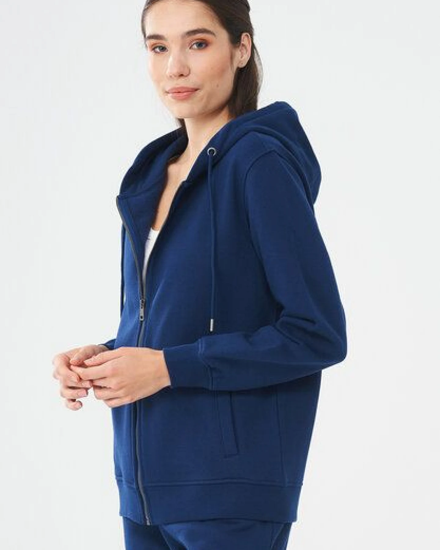 ORGANICATION Sweatjacke aus Bio-Baumwolle – Ansicht 3